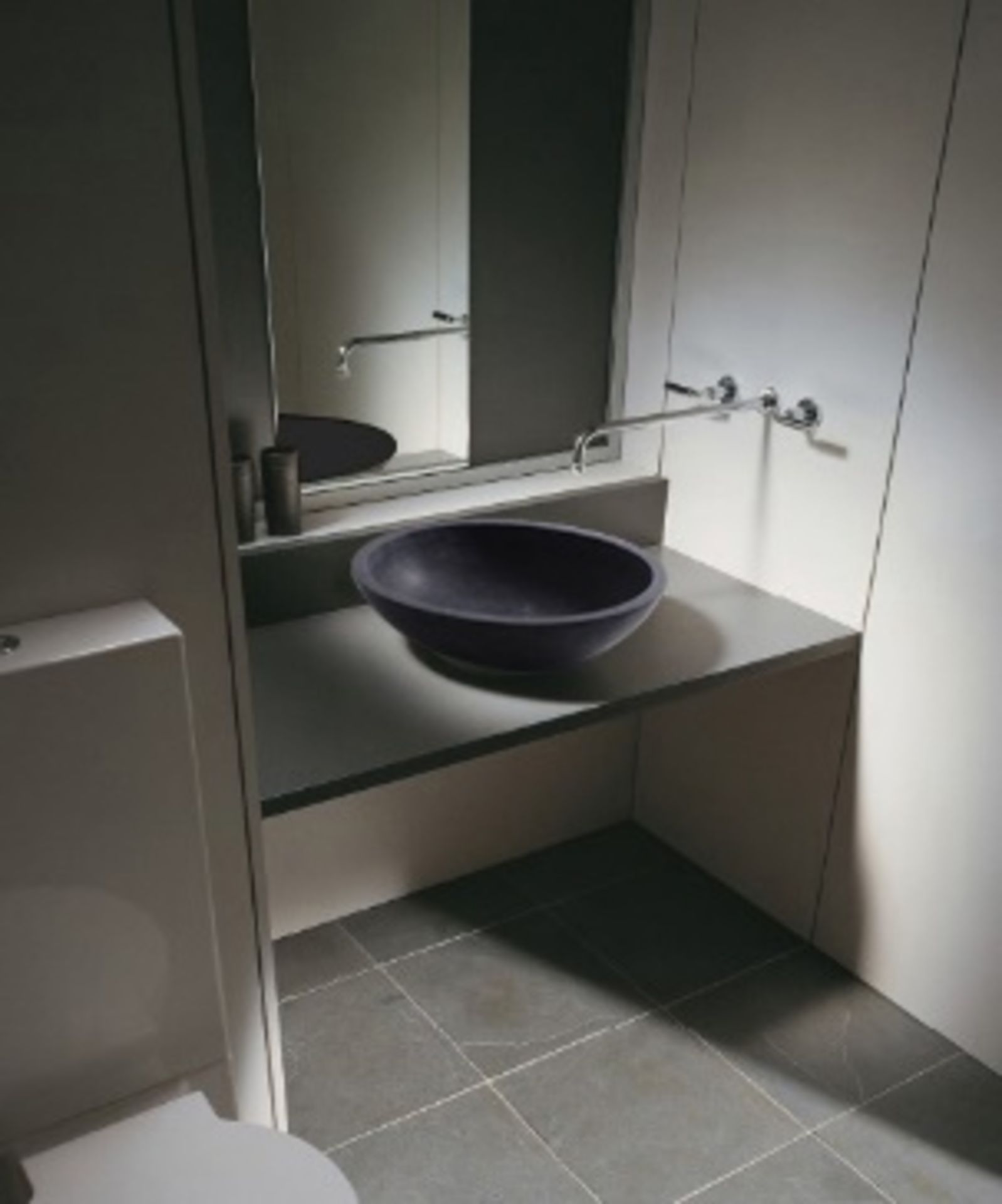 NS12006 natural stone sink 500mm x 380mm x 140mm H delivery possible on this item, to anywhere, - Image 2 of 2