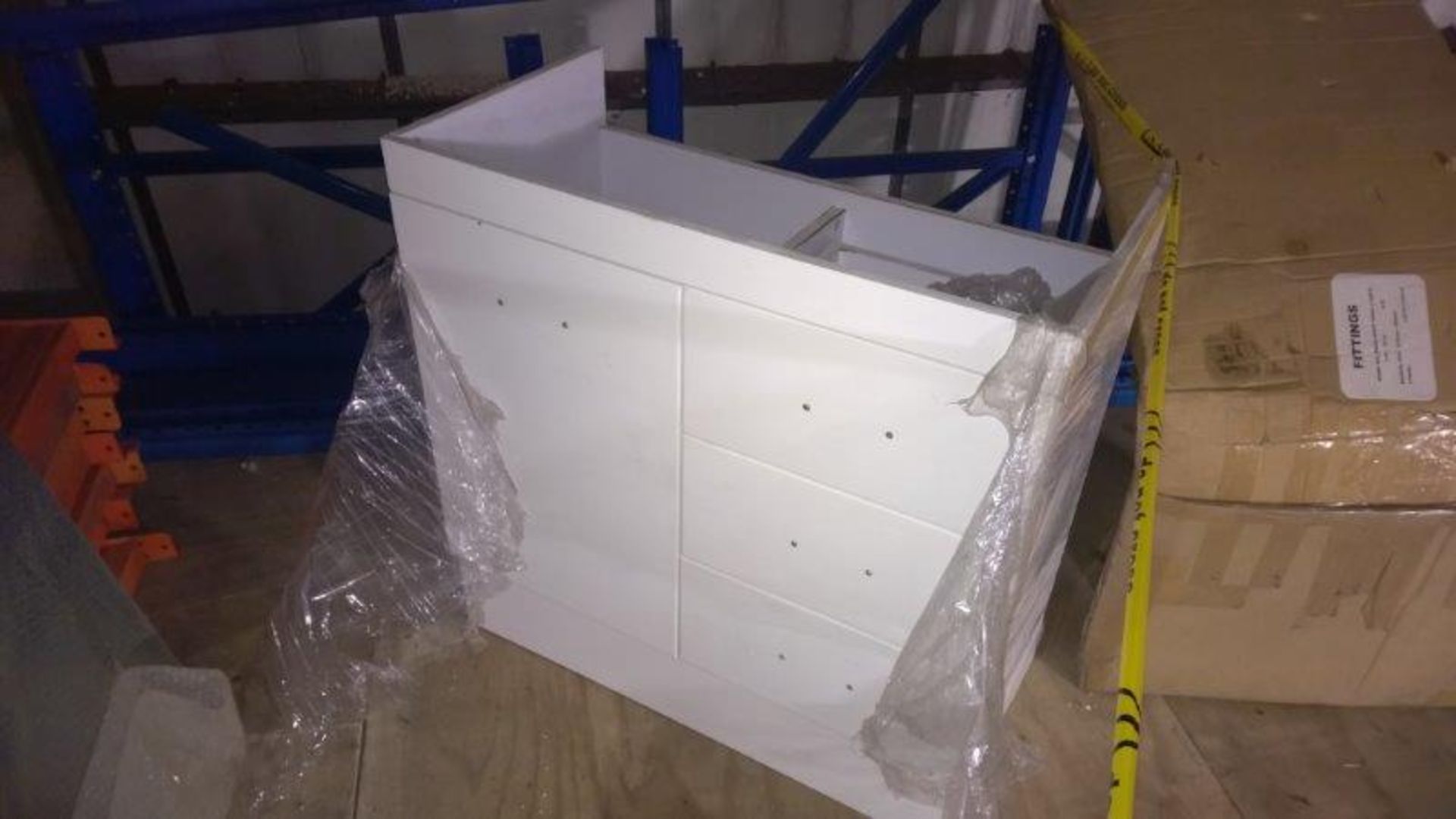 Bathroom vanity unit delivery possible on this item, to anywhere, price extra and quoted