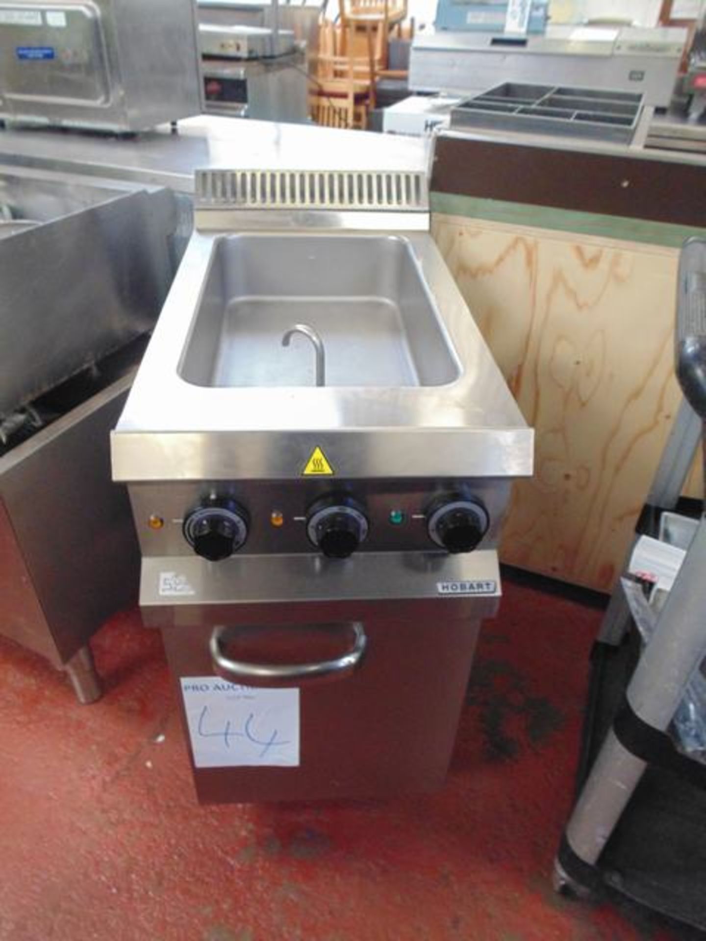 Hobart pasta boiler/cooker pasta boiler/steamer/bain marie. Plumbed to fresh water and waste for