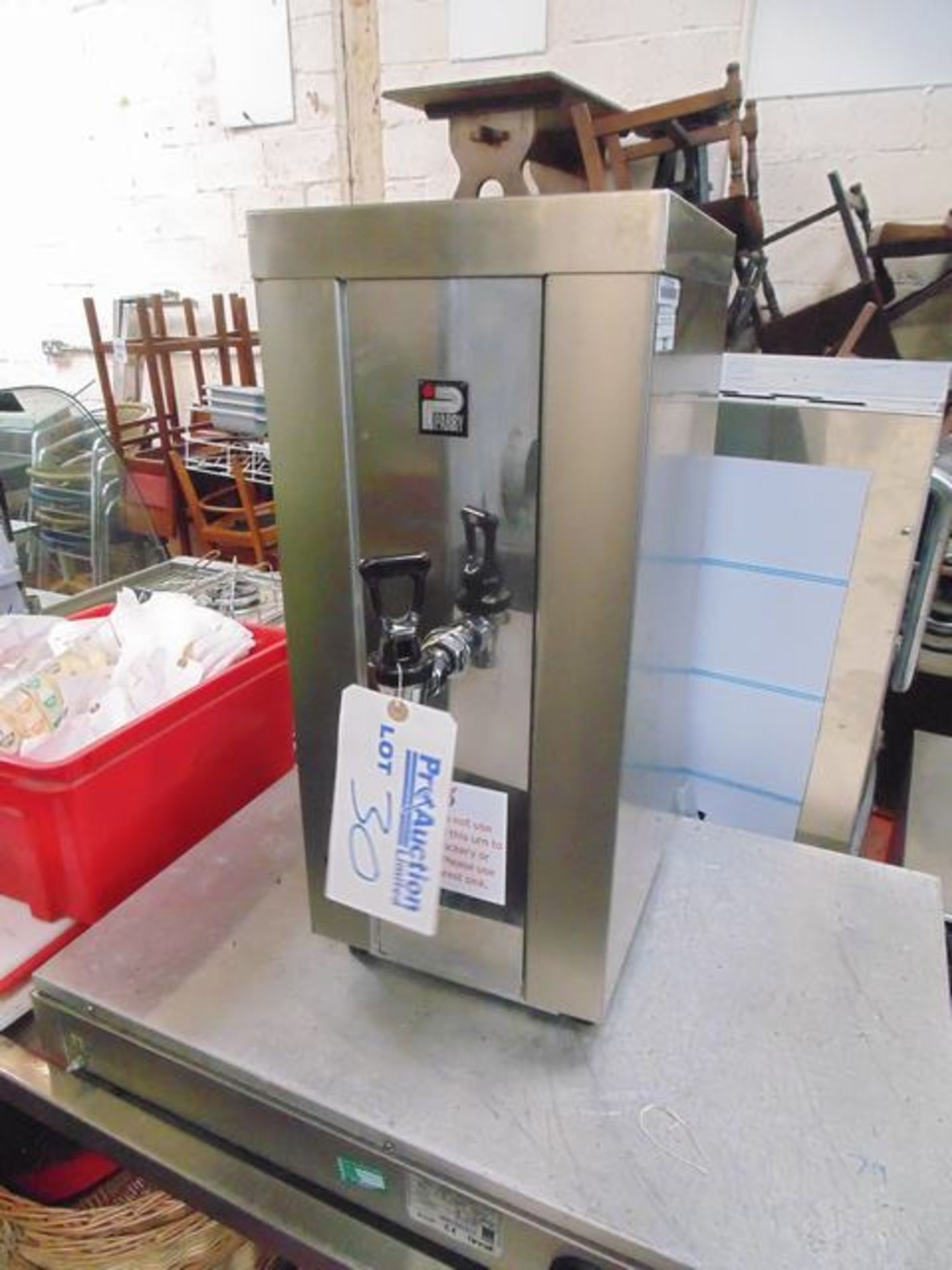 Parry AWB3 automatic fill water boiler boil dry protection 265 cups per hour electronic control