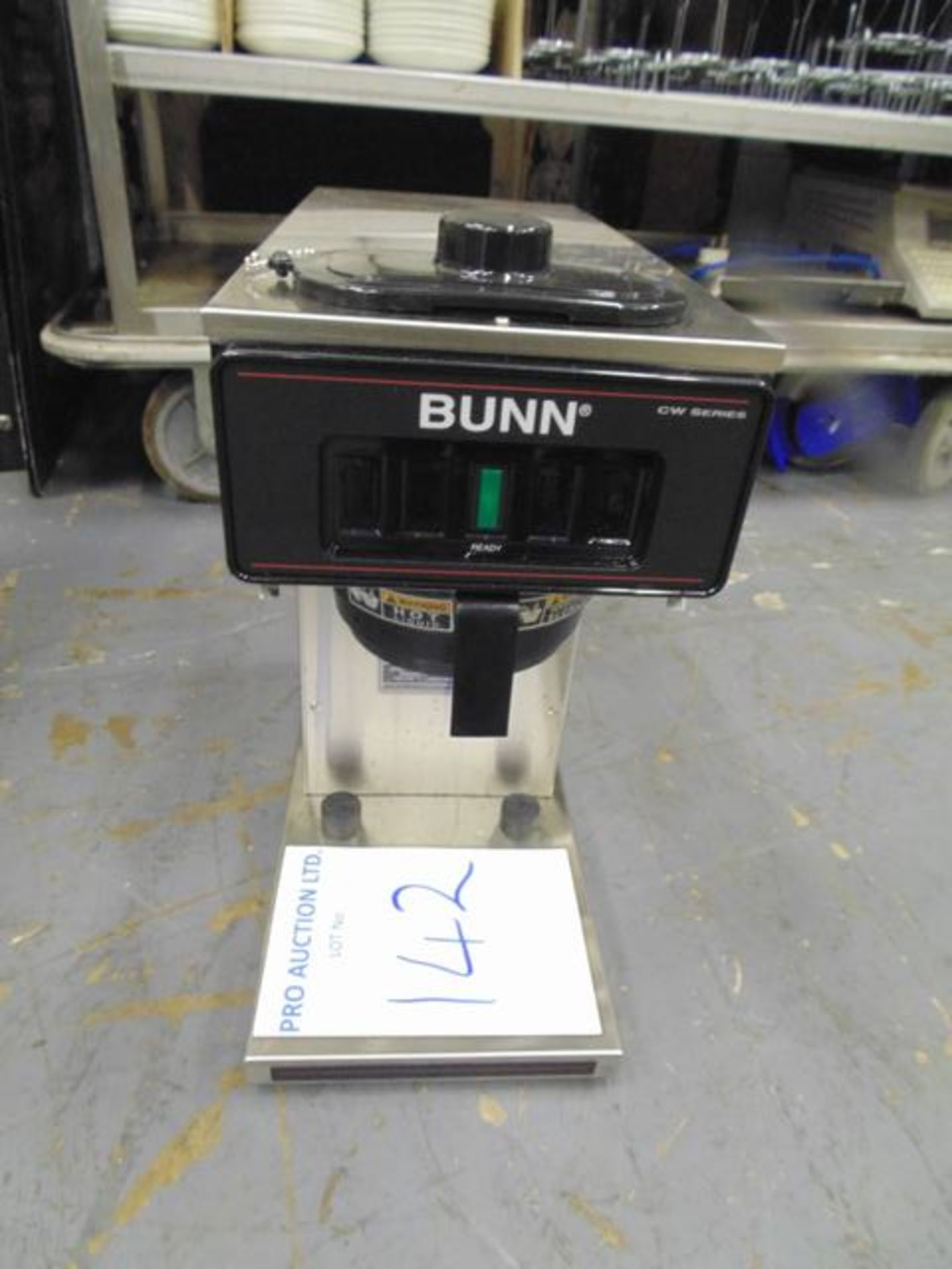 Bunn coffee machine MODEL CWA-TC,CE  230v 50-60hz  (no jug)