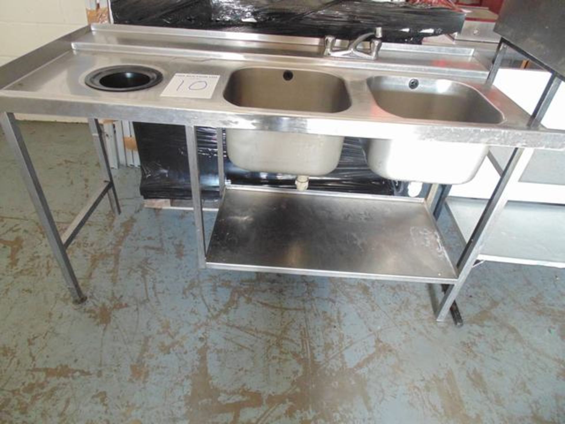 Stainless Steel double sink 1630mm x740mm x 920mm