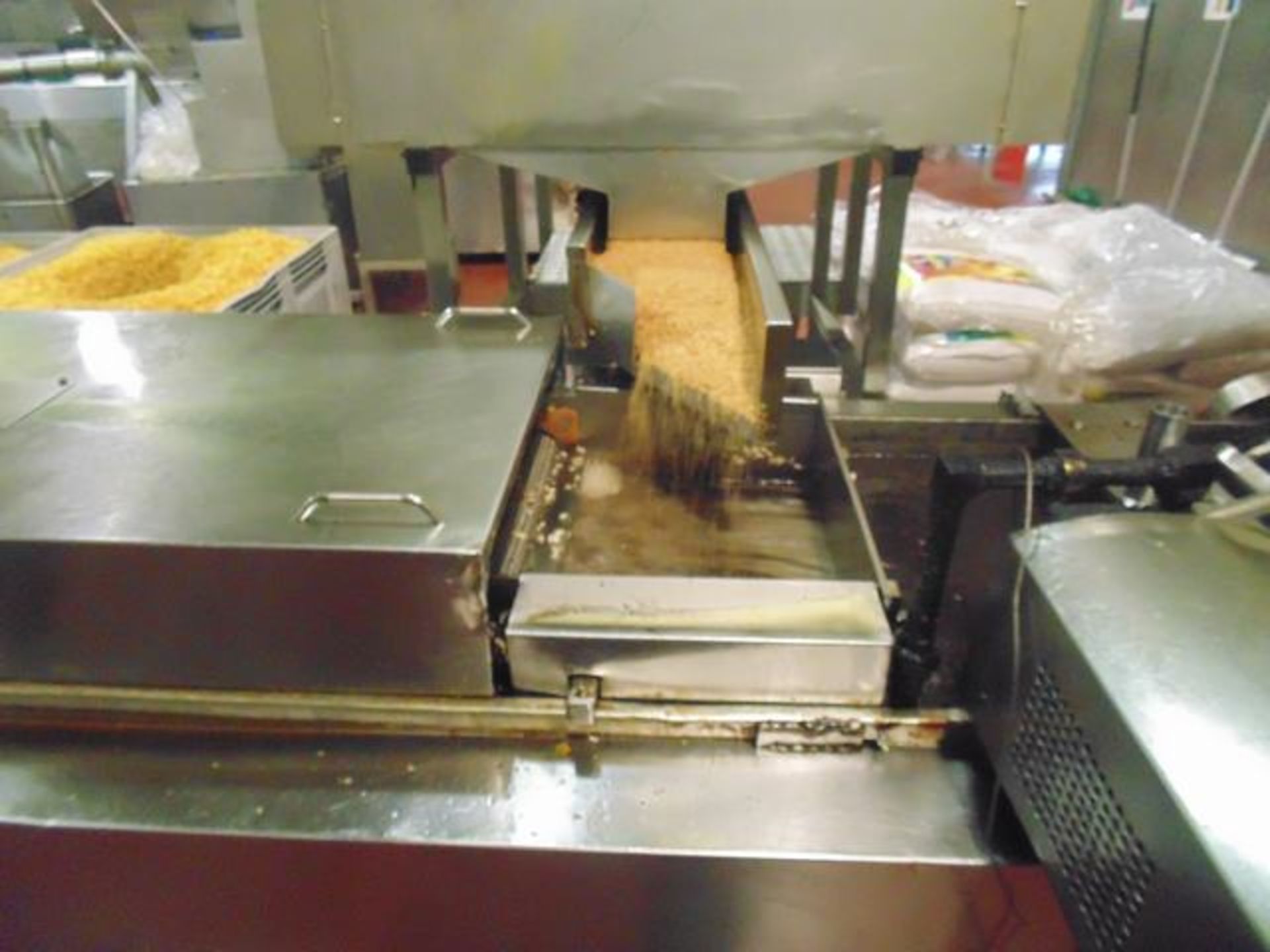 Stainless Steel 250kg Fryer 500mm Belt With Top Down And Take Out Belt Gas Fired 5000mm  Lift out - Image 3 of 5