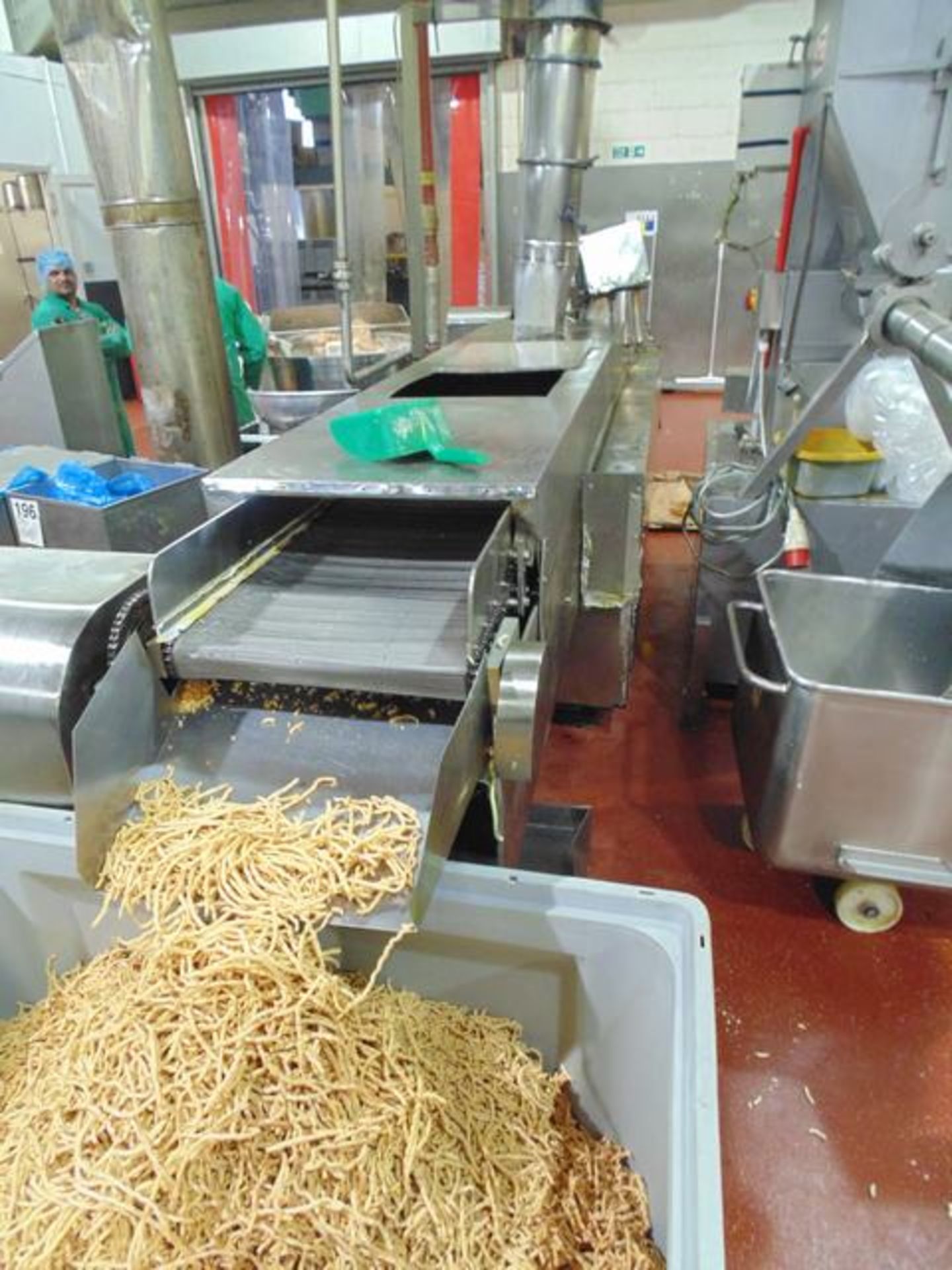 Stainless Steel 250kg Fryer 500mm Belt With Top Down And Take Out Belt Gas Fired 5000mm  Lift out - Image 4 of 6