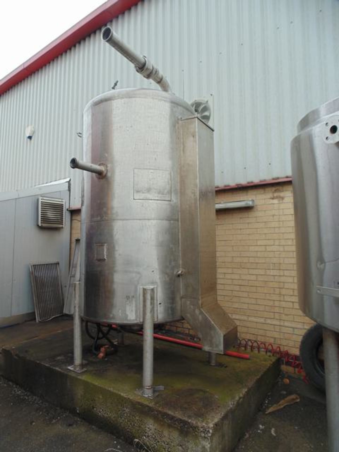 Stainless Steel Jacketed Vessel Ol Storage 6000 Litre  Lift out charge  75 - Image 2 of 2