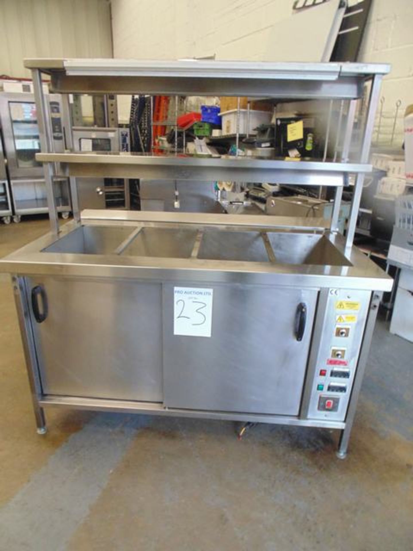 Scomar Hot food server Bain Marie counter SN 4846/111