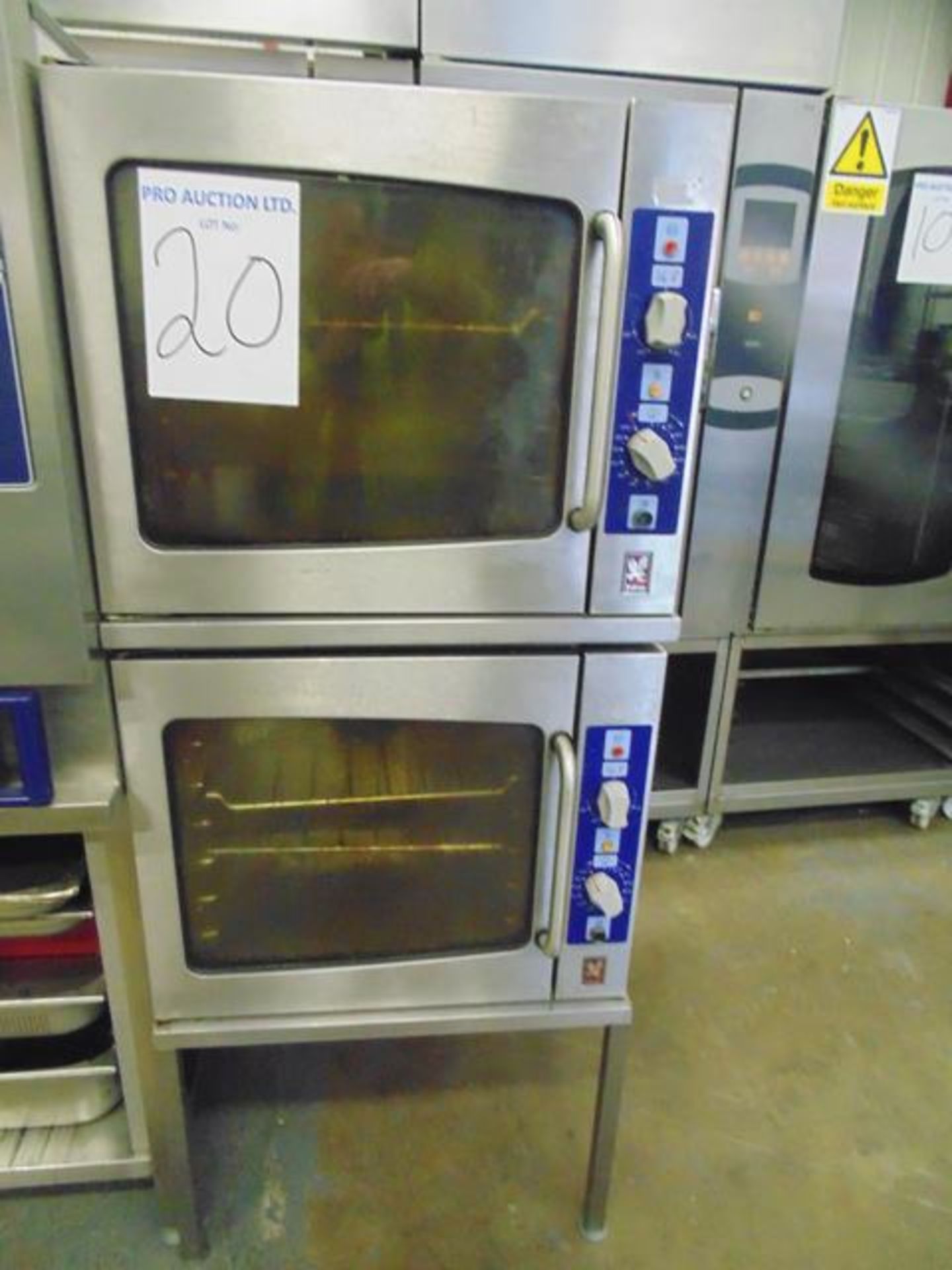 Falcon double 6 grid convection oven Model E7202 gas SN F528440