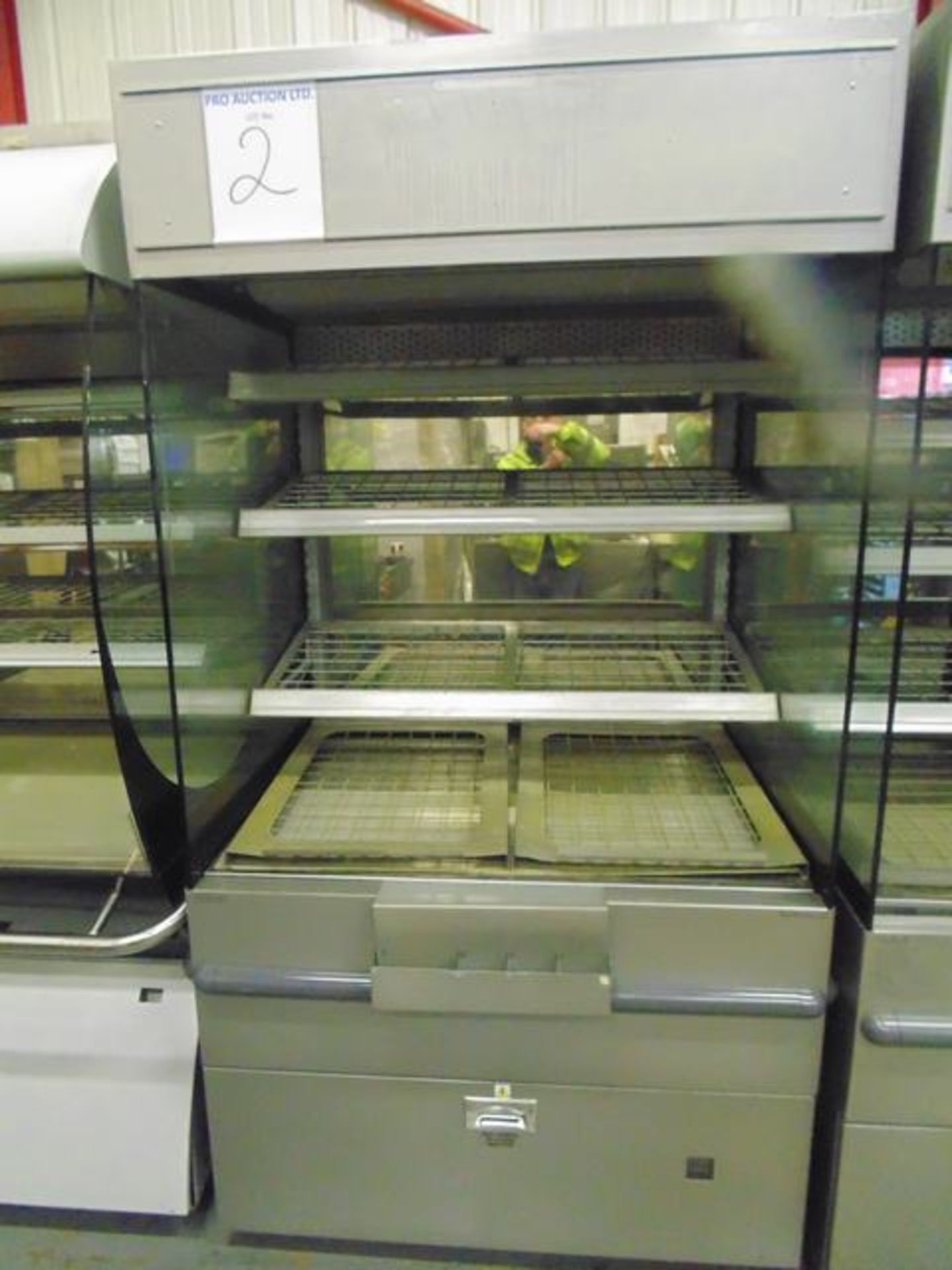 Nuttall hot food display server model 102-T1