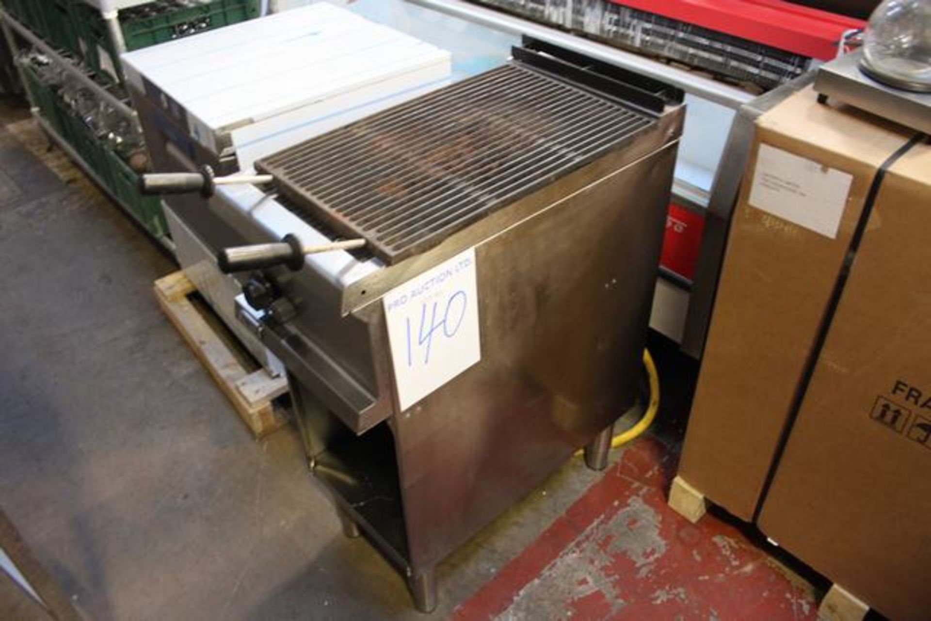 Zanussi char grill gas 340mm wide