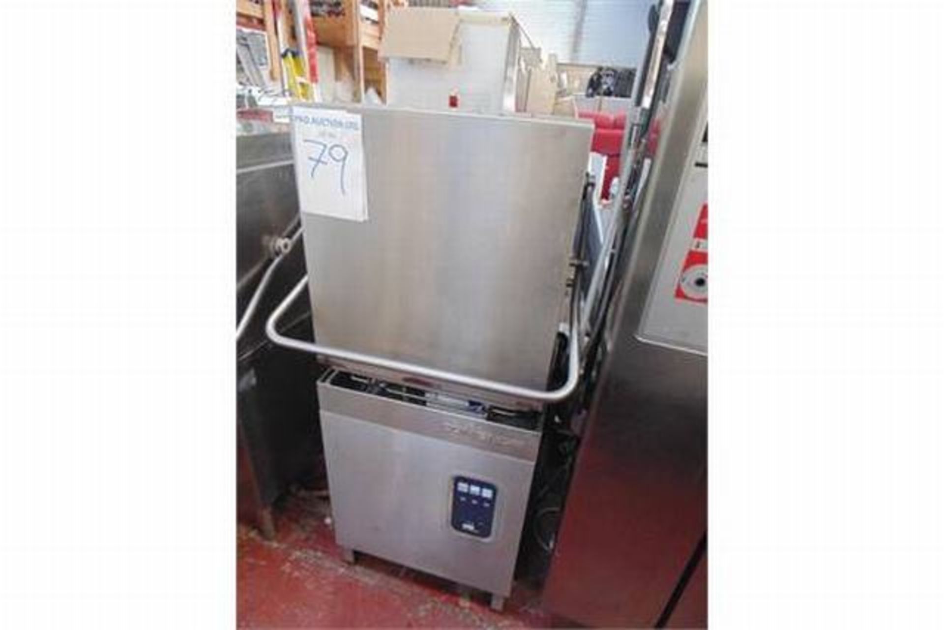 Comenda LC700/1 pass through dishwasher basket size: 500mm x 500mm type 'a' air gap included rinse