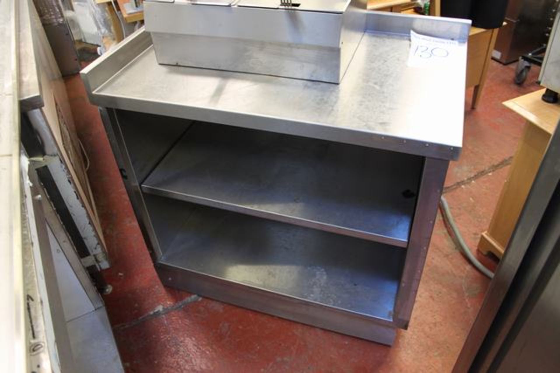 Stainless steel cabinet work bench 1000mm x 600mm