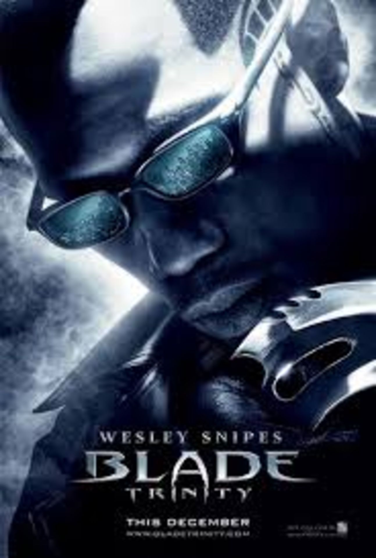 Original cinema film poster Blade Trinity 1020mm x 690mm