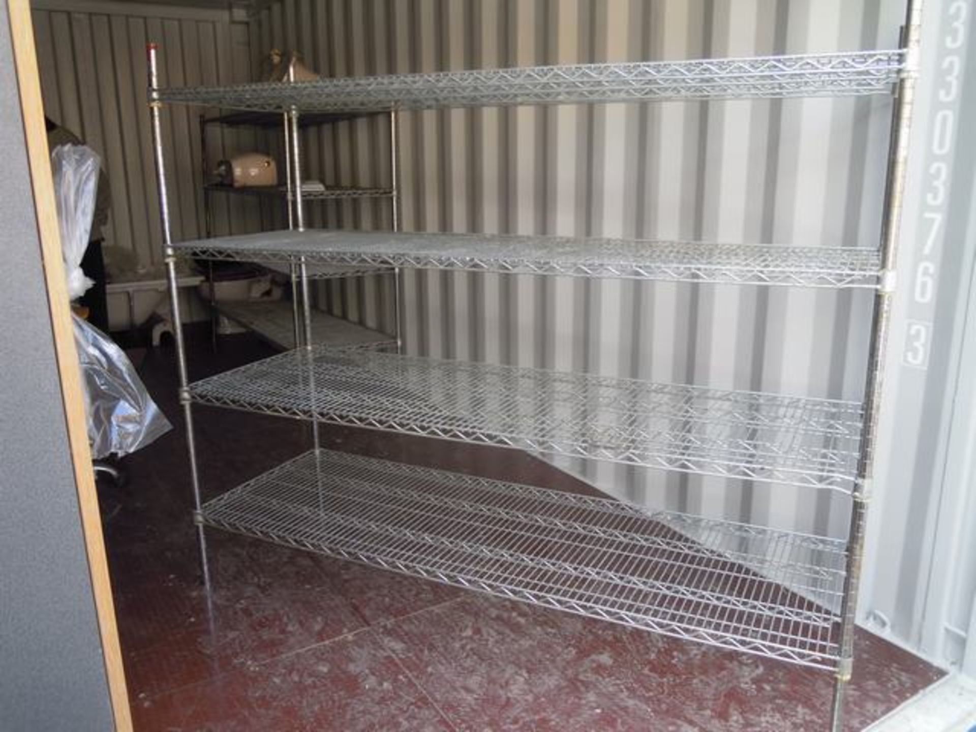 4 tier chrome rack 600mm x 1800mm x 1600mm Lift out charge  5