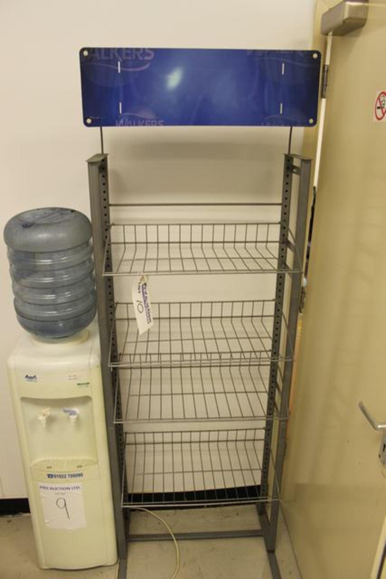 4 tier display rack 600mm x 400mm x 1850mm Lift out charge