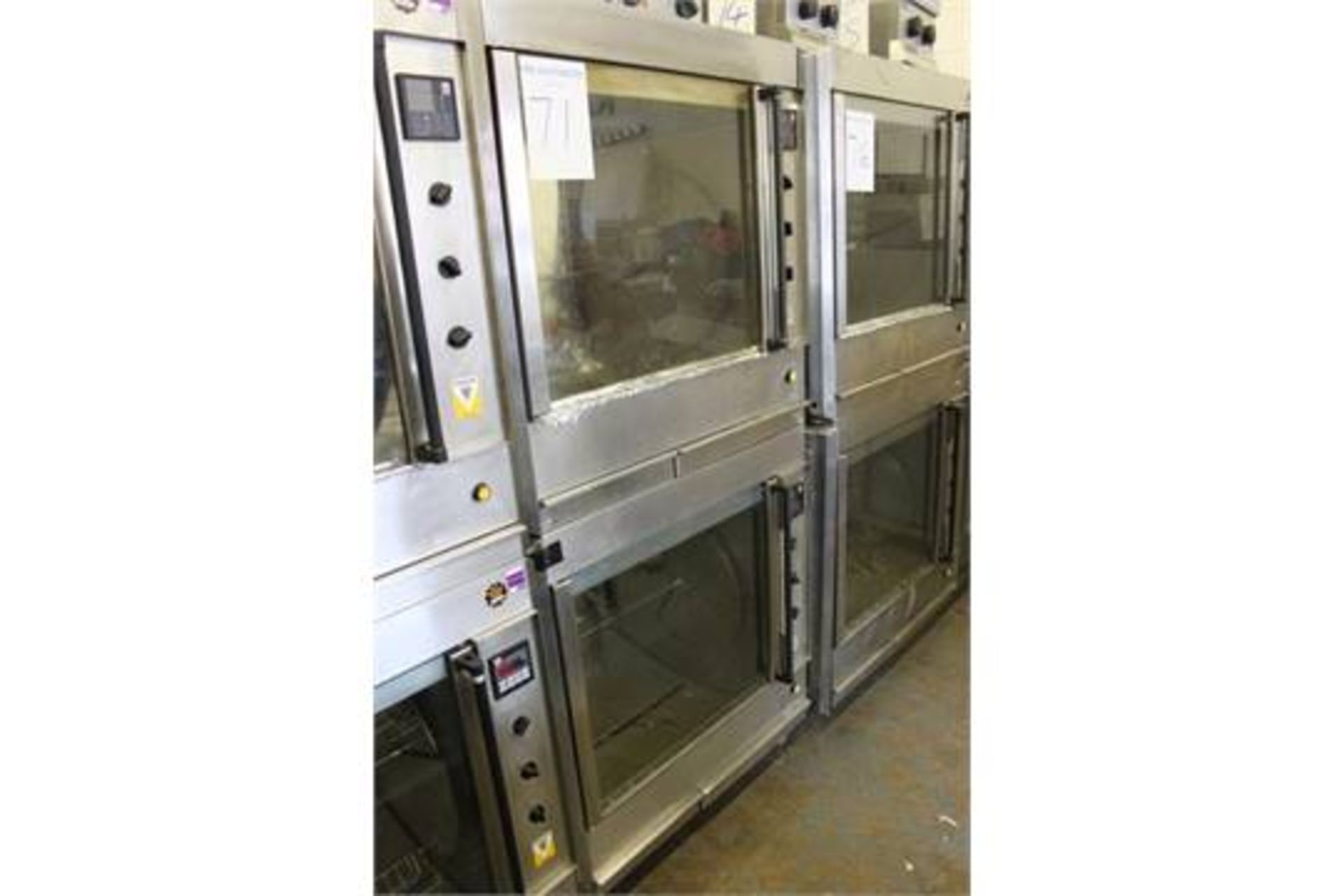 Vanguard double glass door rotisserie oven type RT214 SNVanguard R1214
