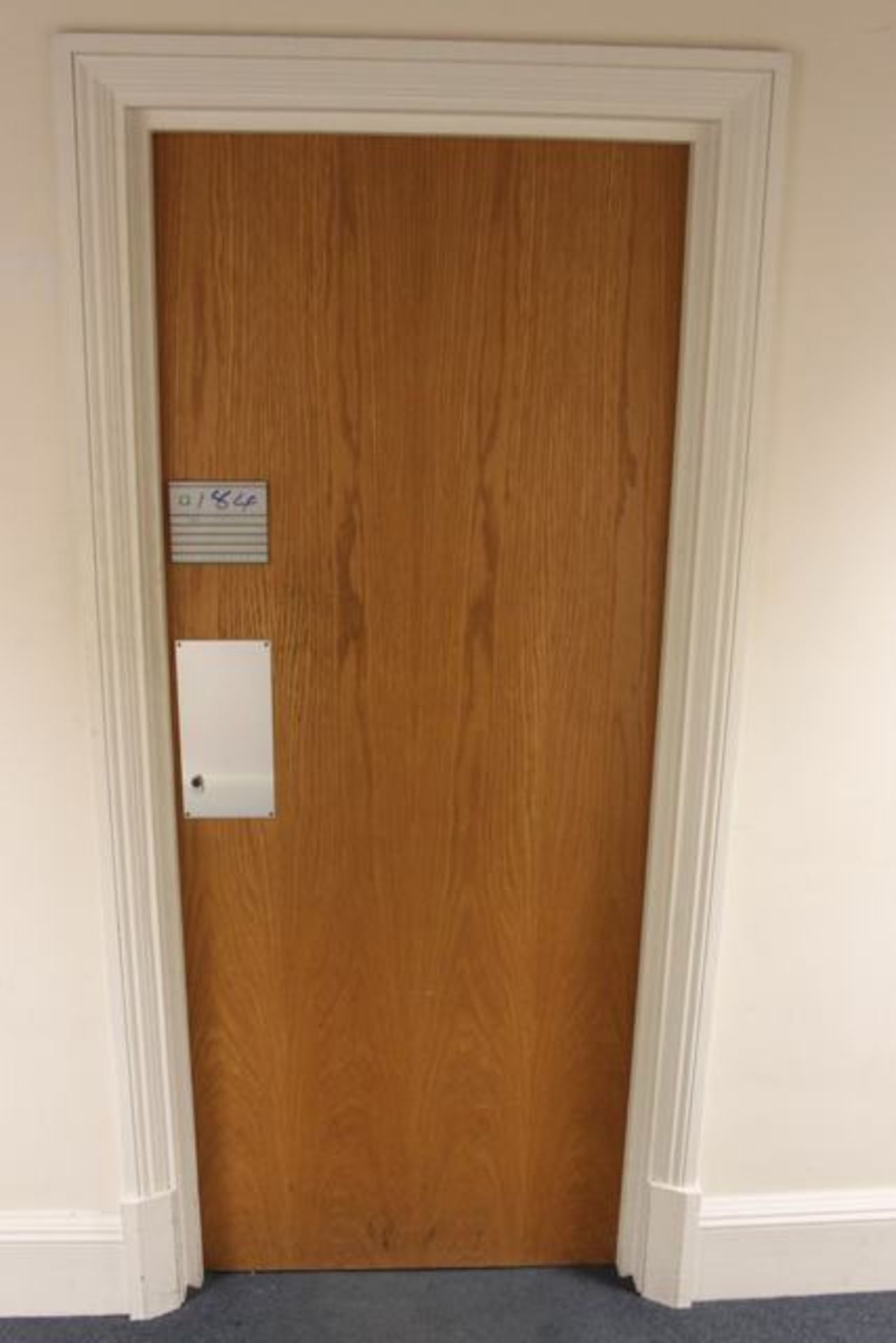 Fire rated door 840mm x  2040mm x 45 >>Lift out charge  5