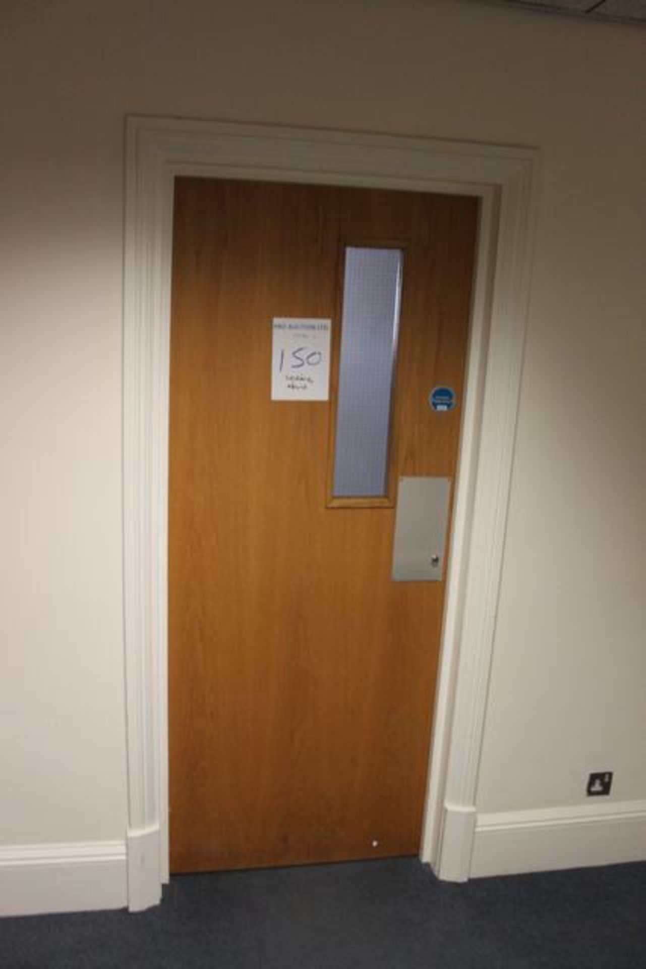 Fire rated door with view panel 830mm x 2030mm x 45mm >>Lift out charge  5