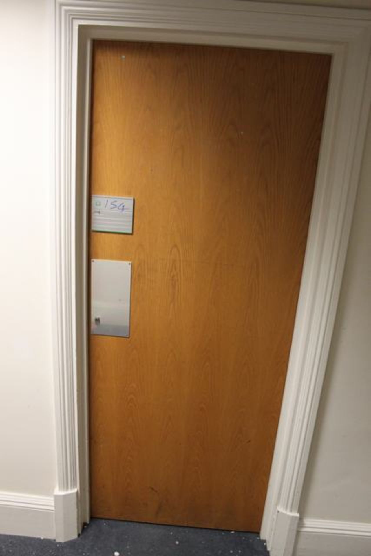 Fire rated door 840mm x 2040mm x 45mm with viewing panel >>Lift out charge  5