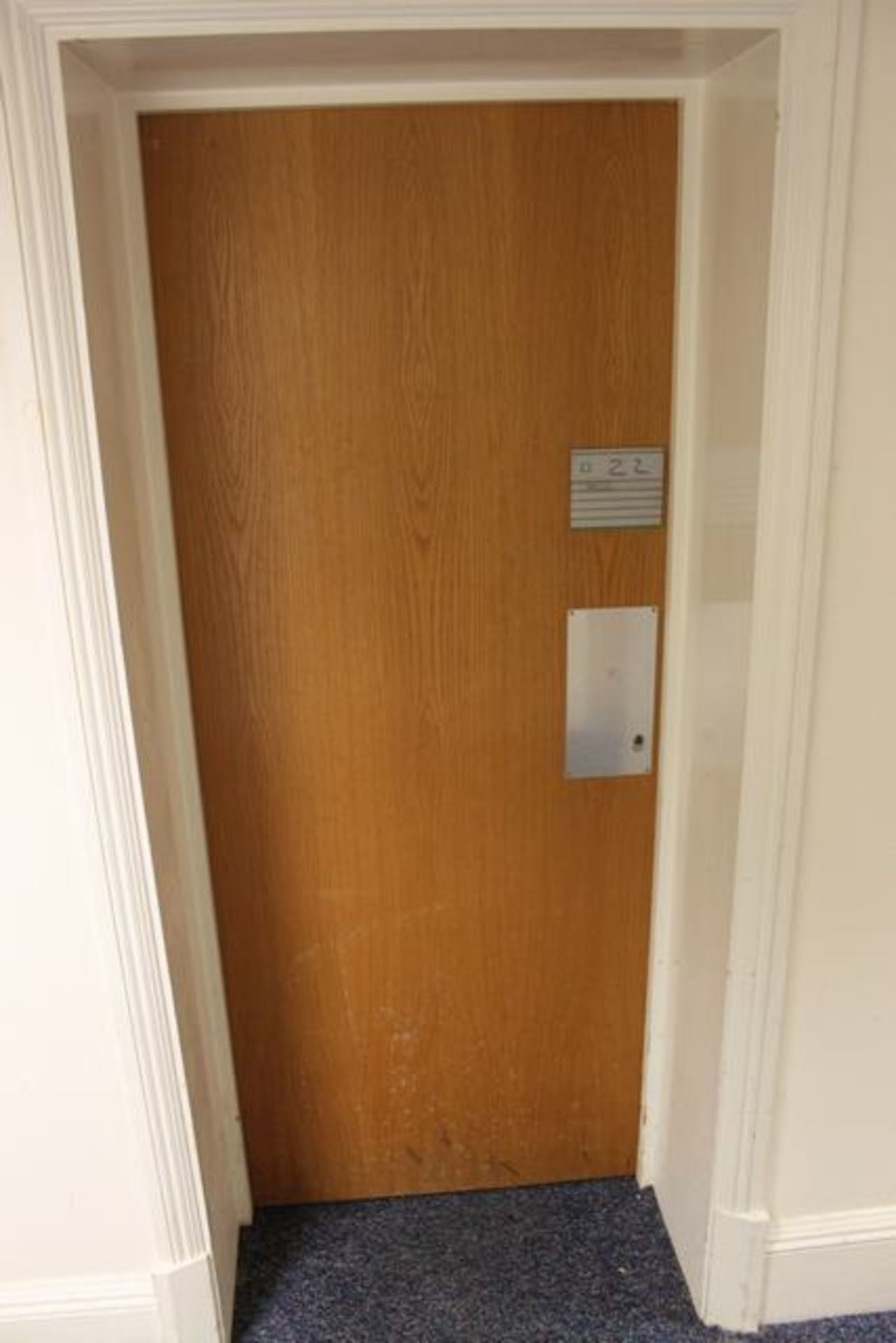 Fire rated door 840mm x 2010mm x 45mm >>Lift out charge  5