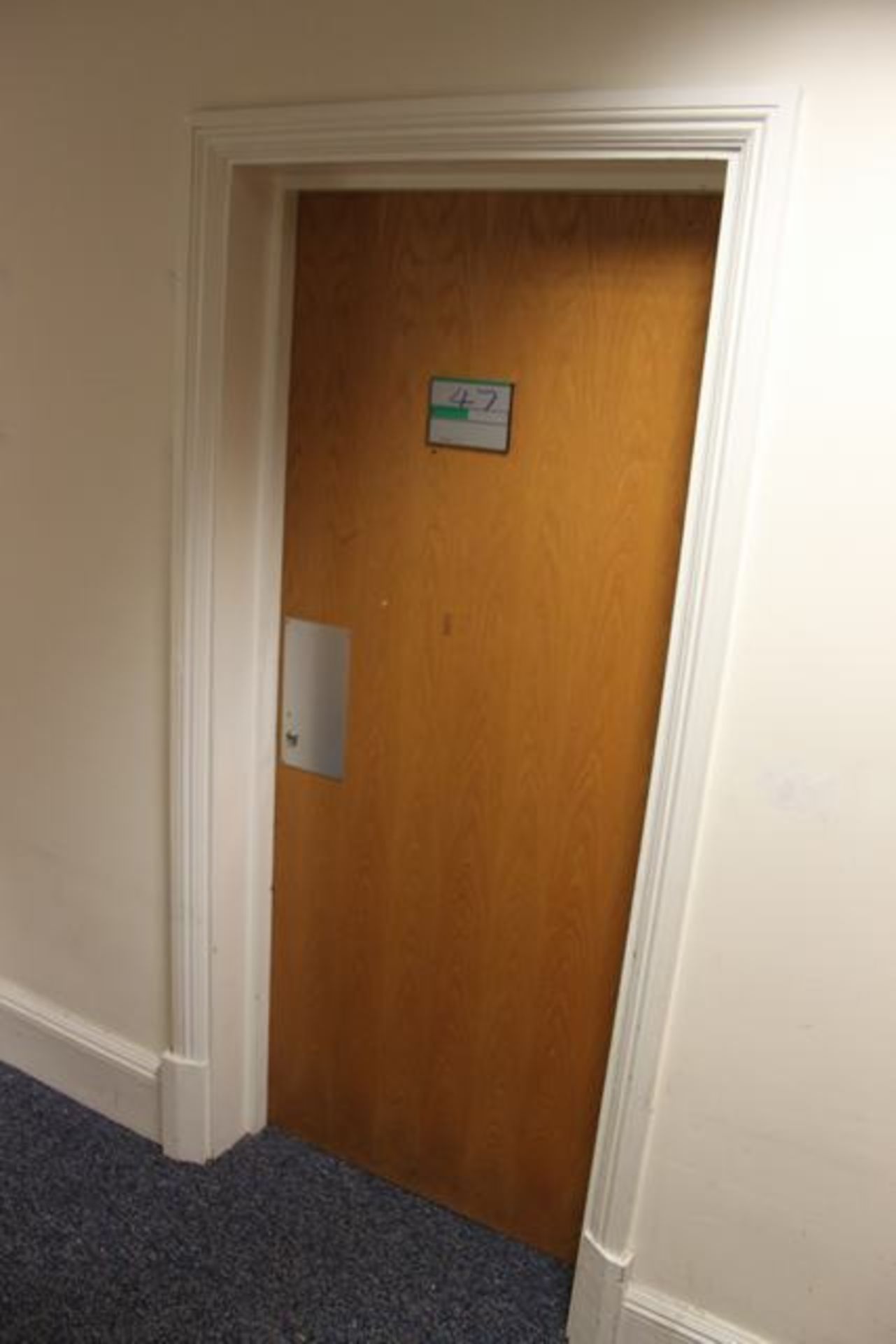 Fire rated door 840mm x 2020mm x 45mm >>Lift out charge  5