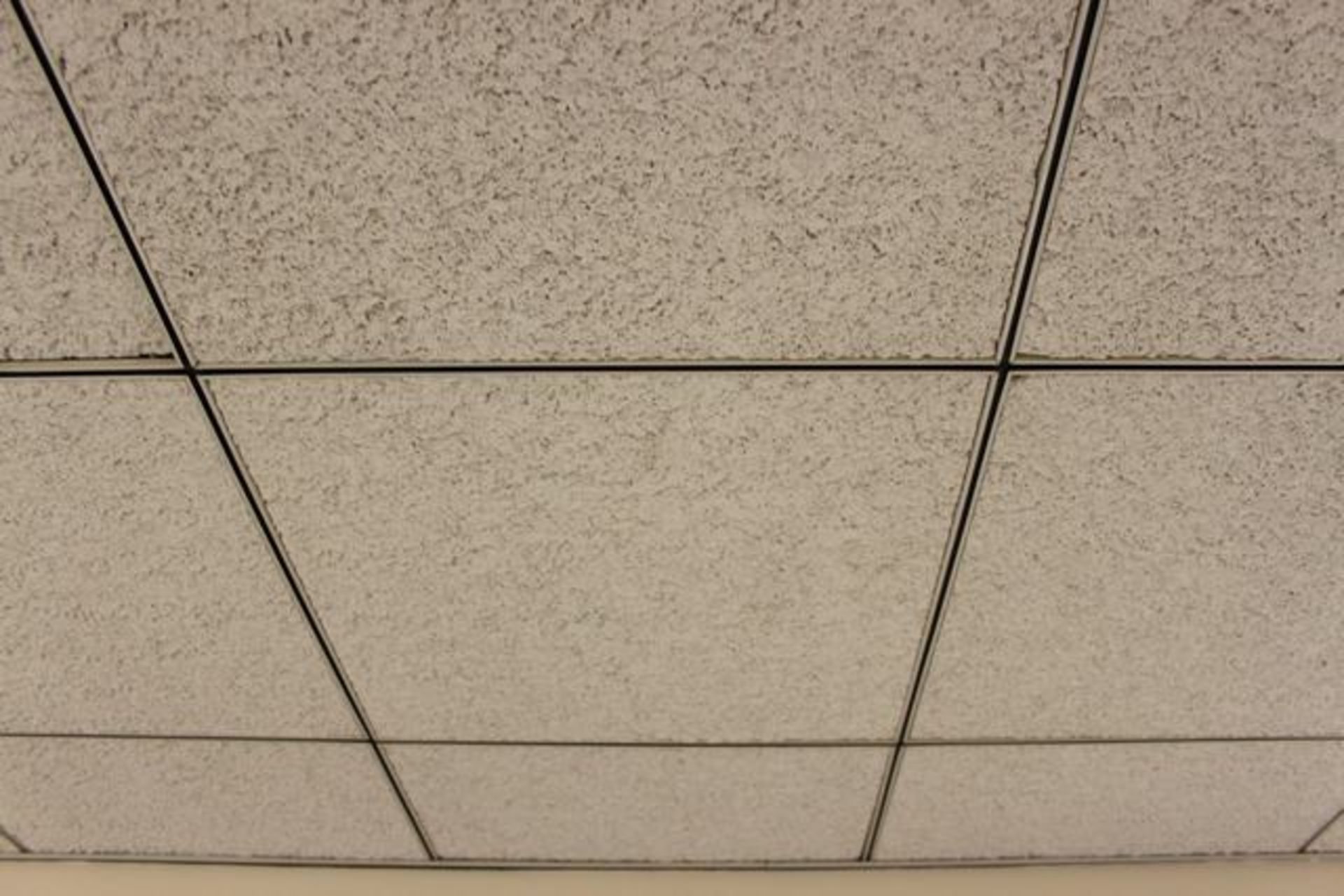 Approximately 1400 x Armstrong Cortega Tegular ceiling tiles each 580mm x 580mm >>Lift out charge