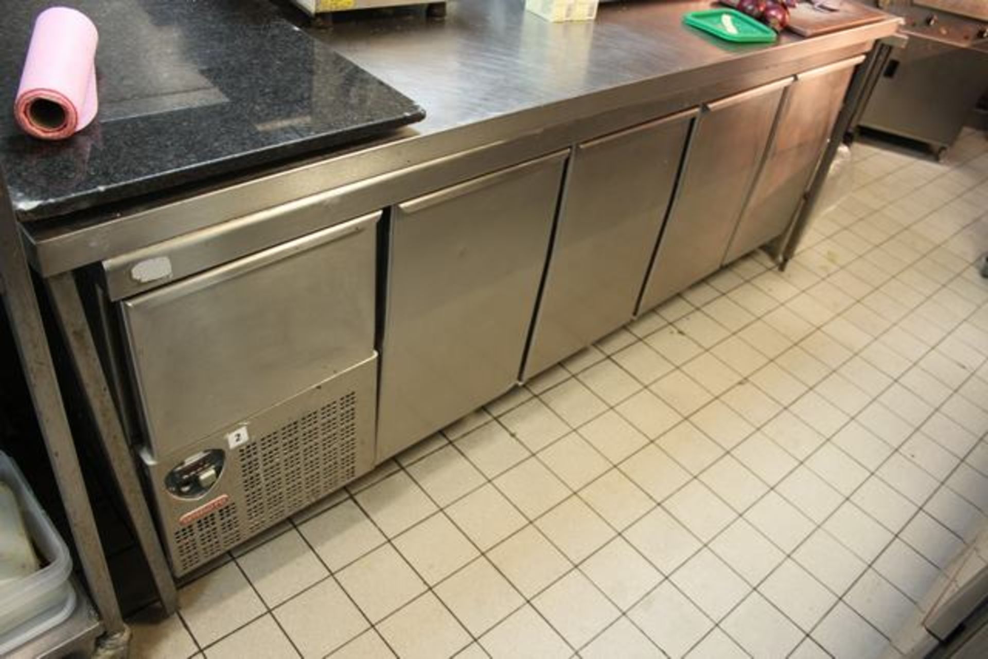 Angelo po 1 draw 4 door  bench chiller 2300mm long - Image 2 of 2