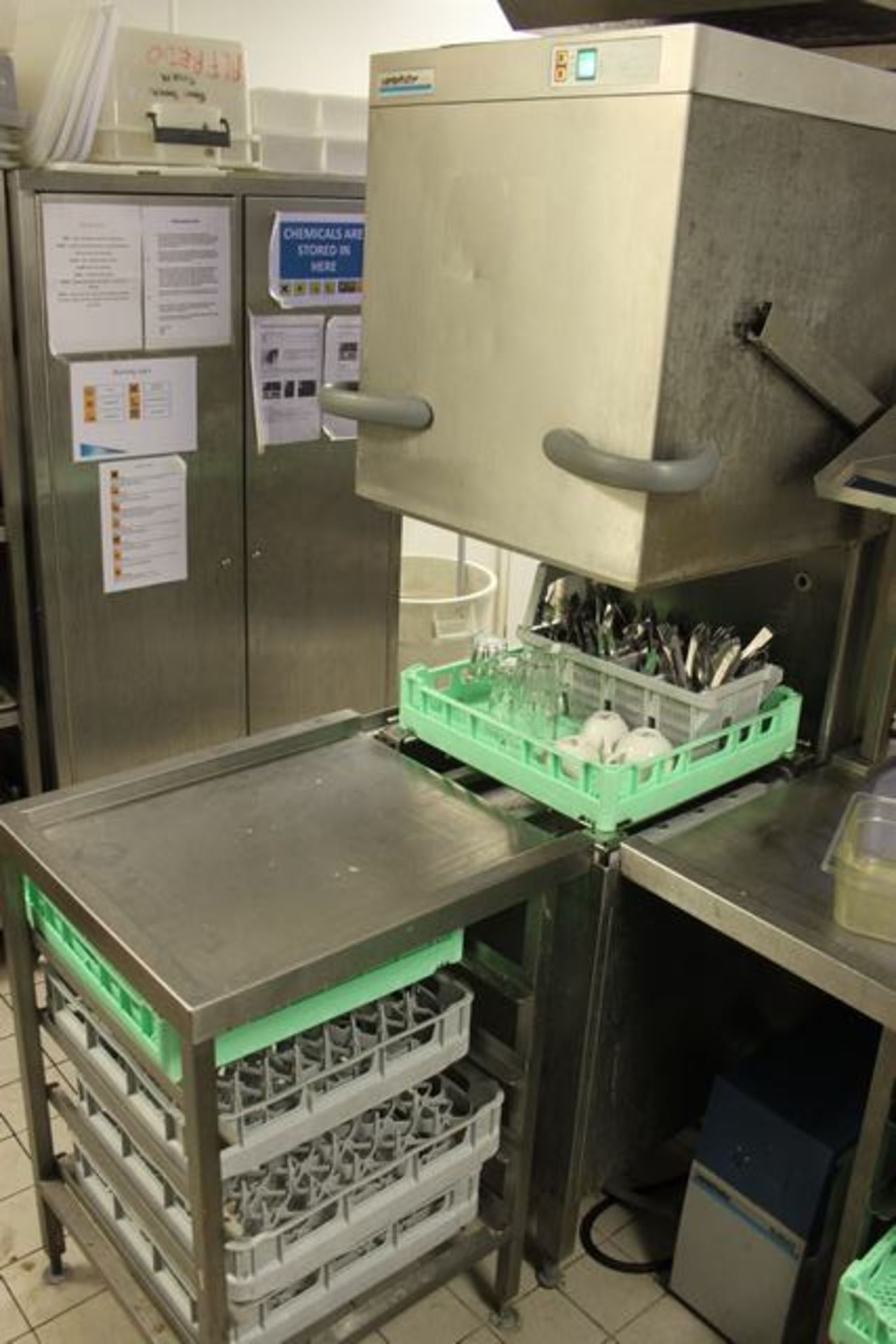 Winterhalter model GS502 pass through dish washer with infeed - Image 3 of 3