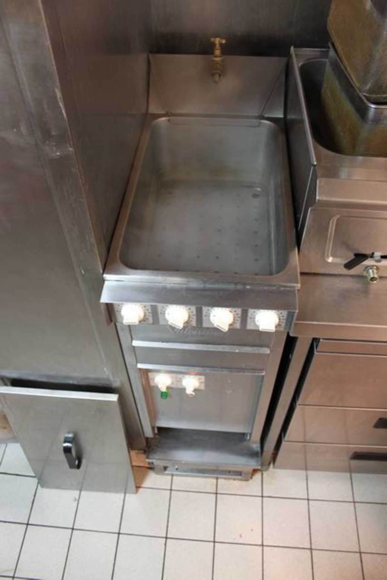 Valentines model VMC2 electric pasta boiler 340mm wide