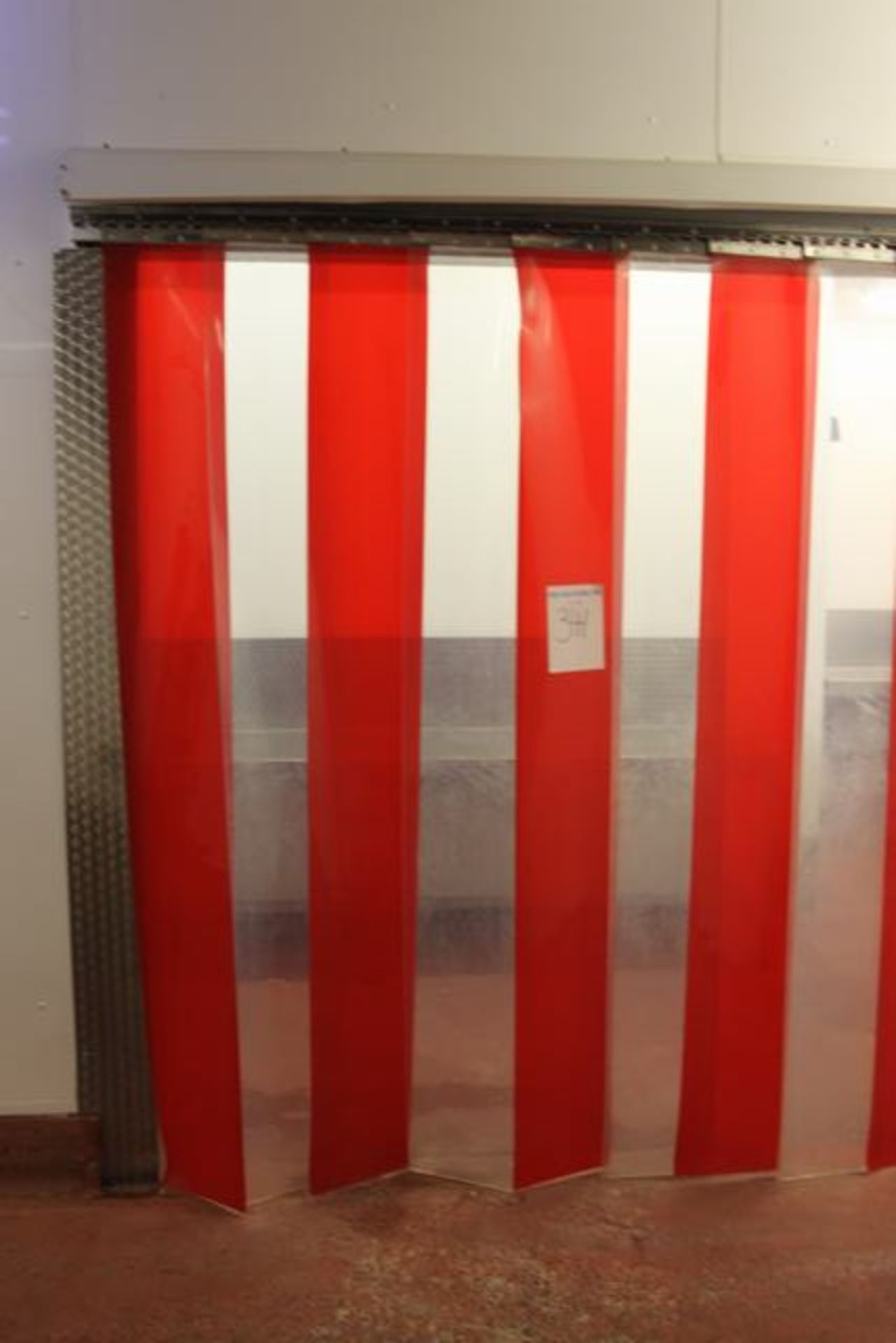 2 x PVC strip personnel curtains 2000mm x 2400mm Lift out charge  5