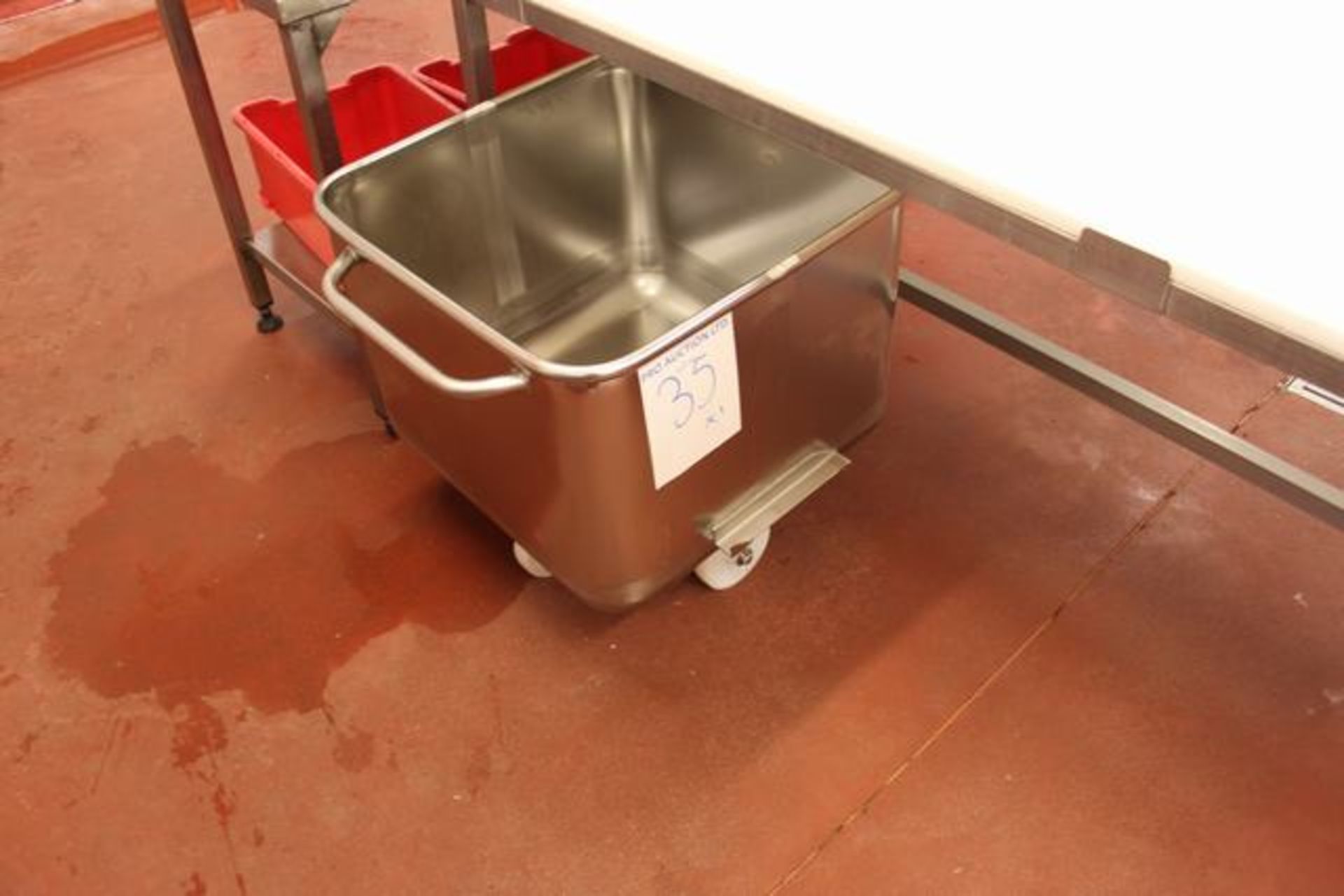 Stainless Steel Tote Eurobin highest quality European manufactured 200 litre capacity Lift out