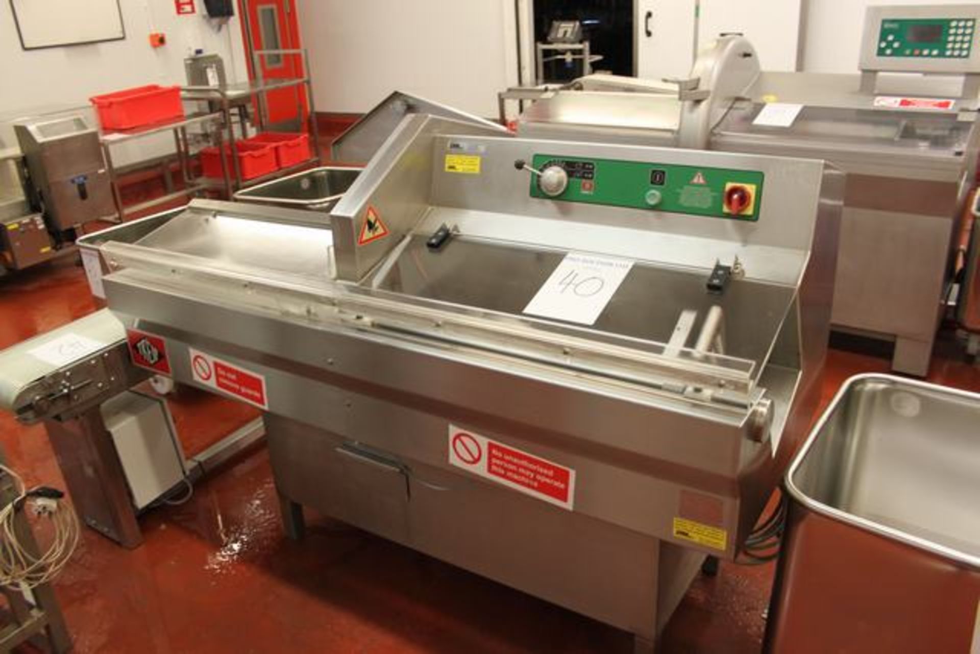 Trief Puma S type 1900 industrial slicer suitable for bone in and out product up to 400 slices per