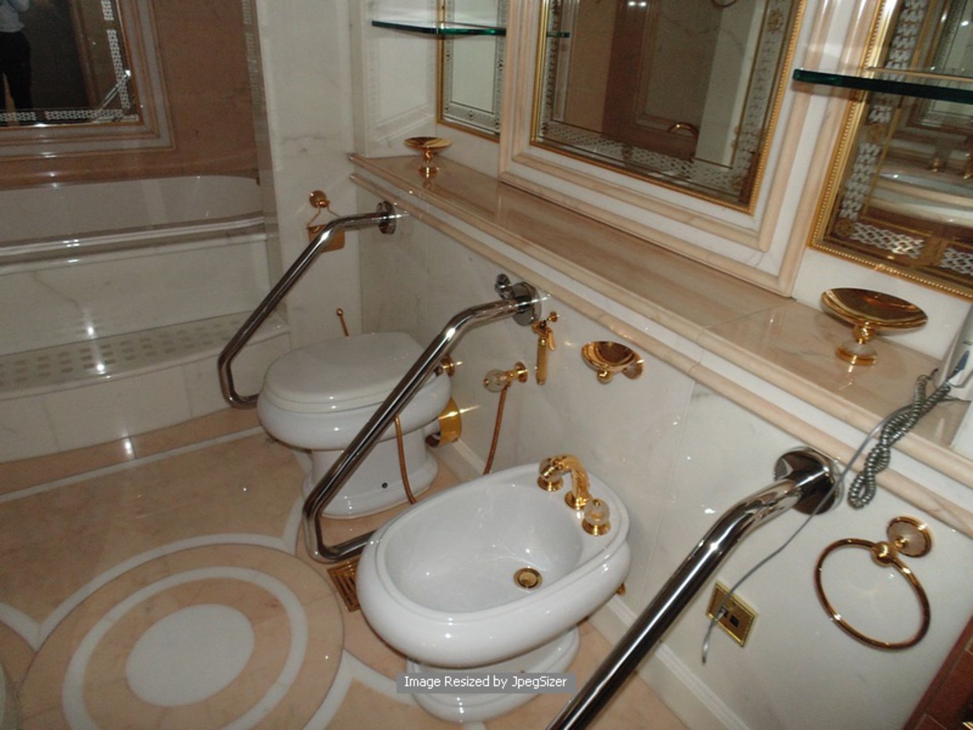 Ensuite bath, shower, vanity unit, bidet and WC bathroom accessories and furniture from Baldi Home - Image 3 of 5