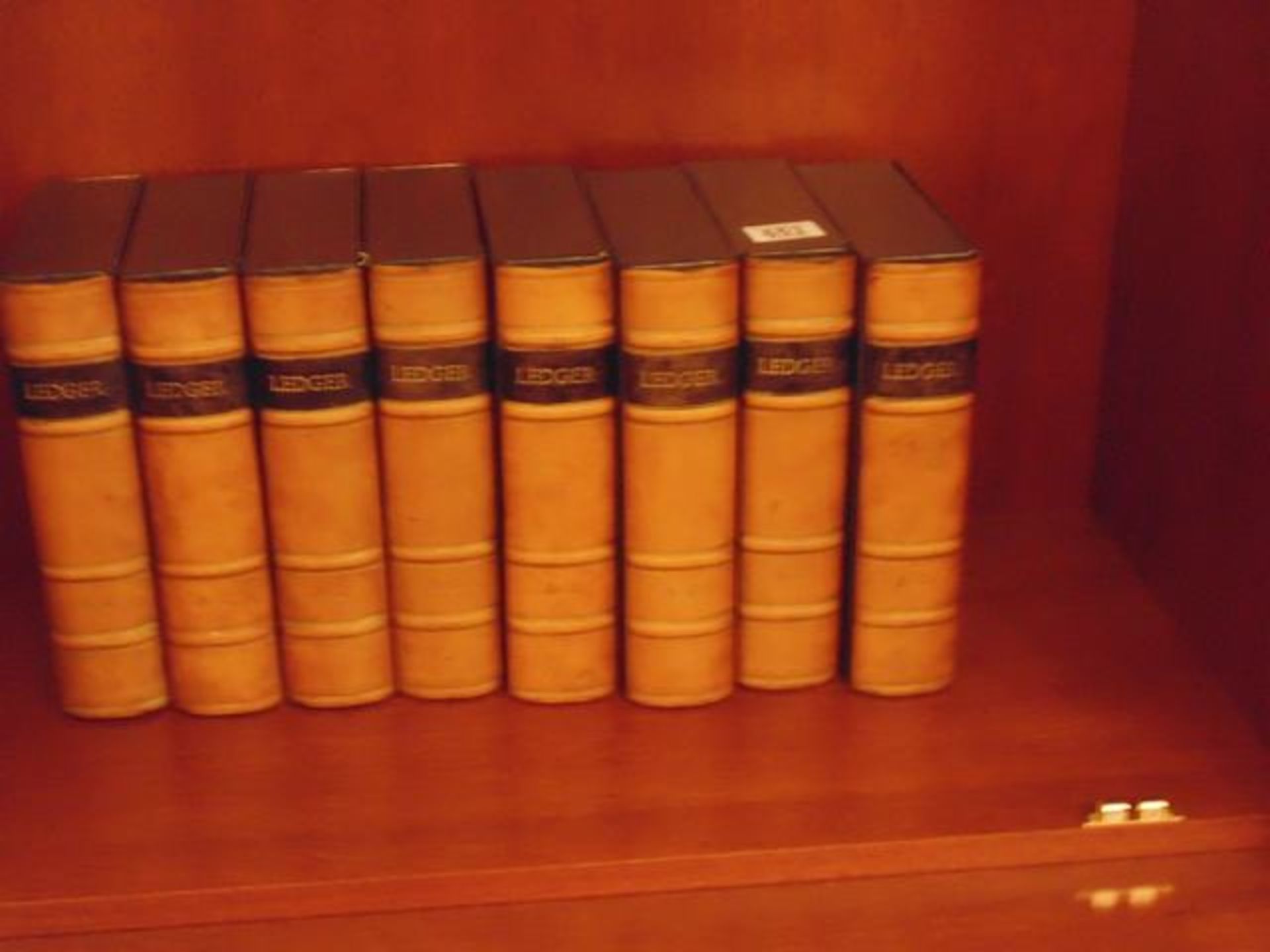 A quantity of faux book box files ledger boxes - Image 3 of 4