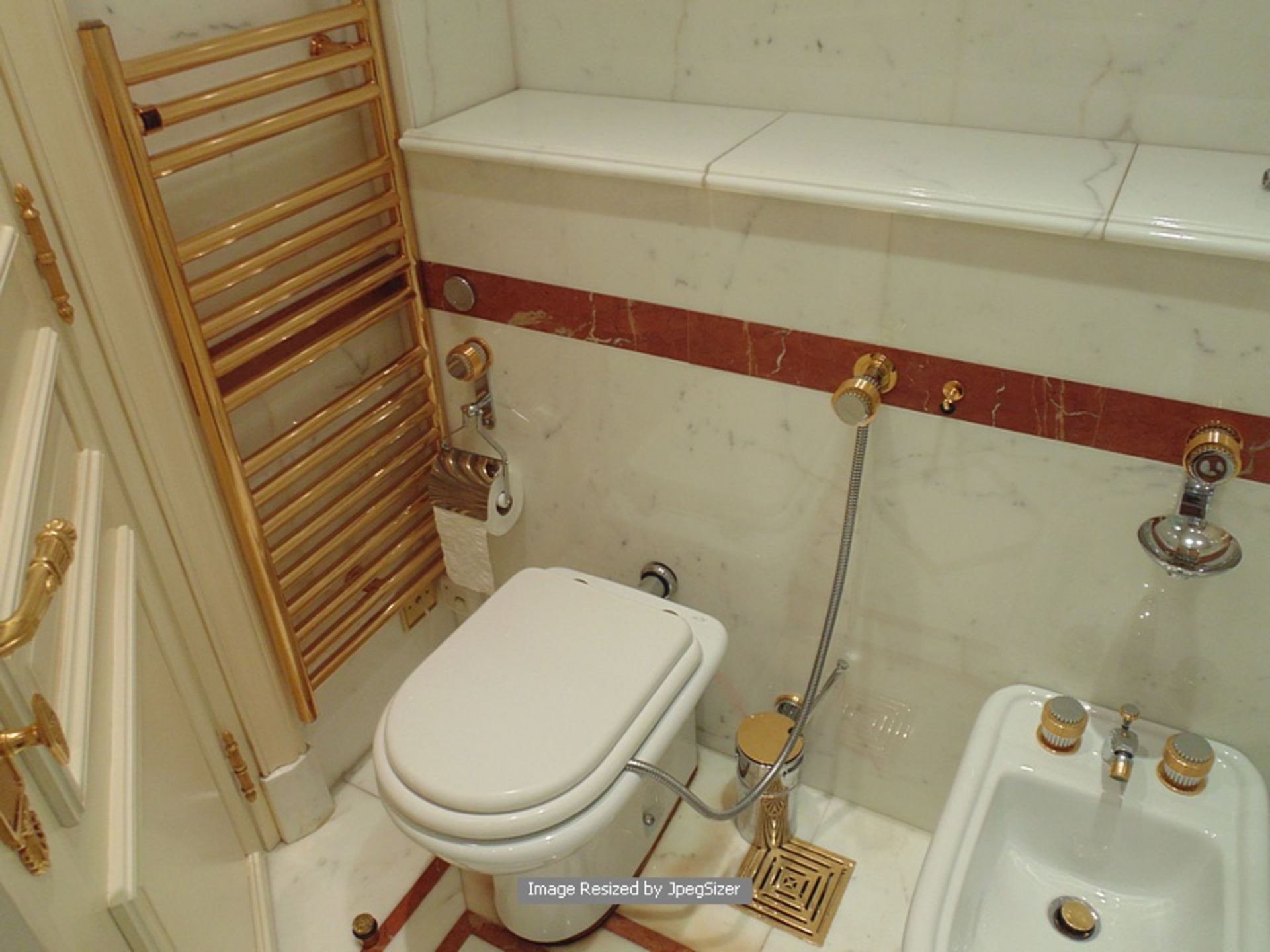 Ensuite shower, vanity unit, bidet and WC bathroom accessories and furniture from Baldi Home - Image 4 of 5