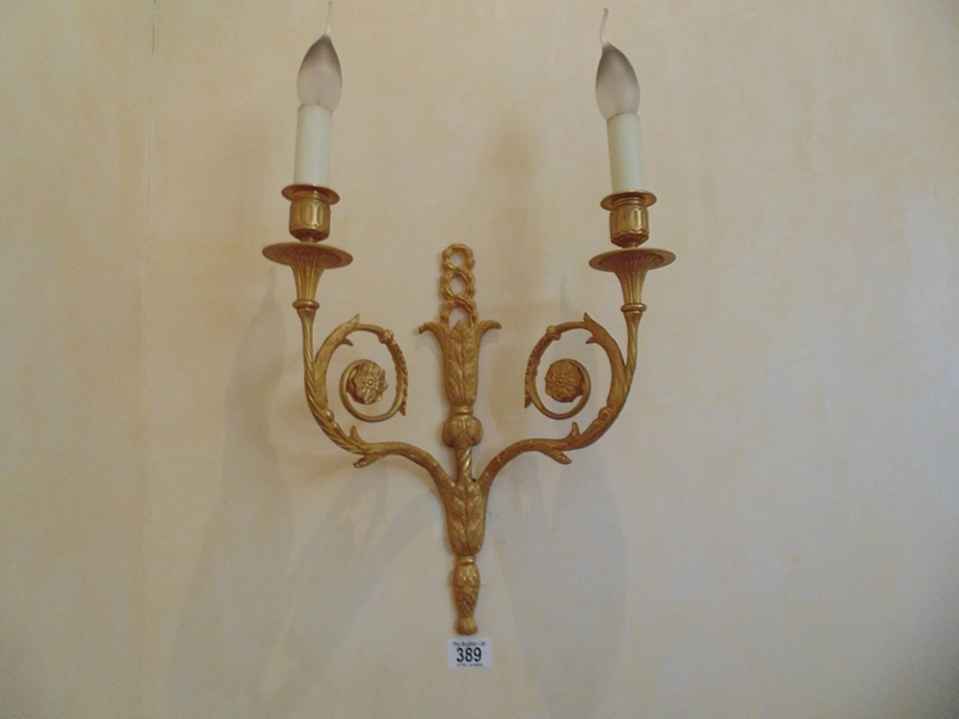 A pair of Barovier & Toso two candle crystal wall sconces 480mm x 550mm