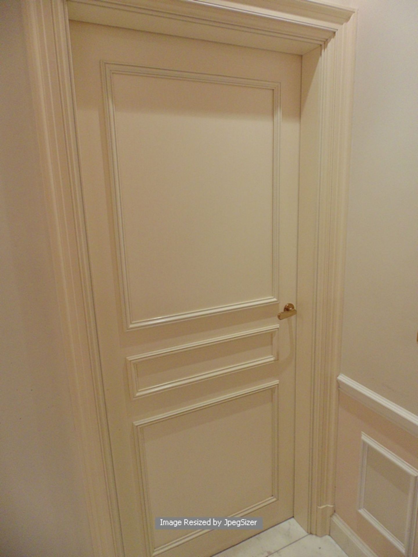 A white elegant solid core internal panel door 720mm x 2000mm x 45mm with premium hardware (nb.7 x