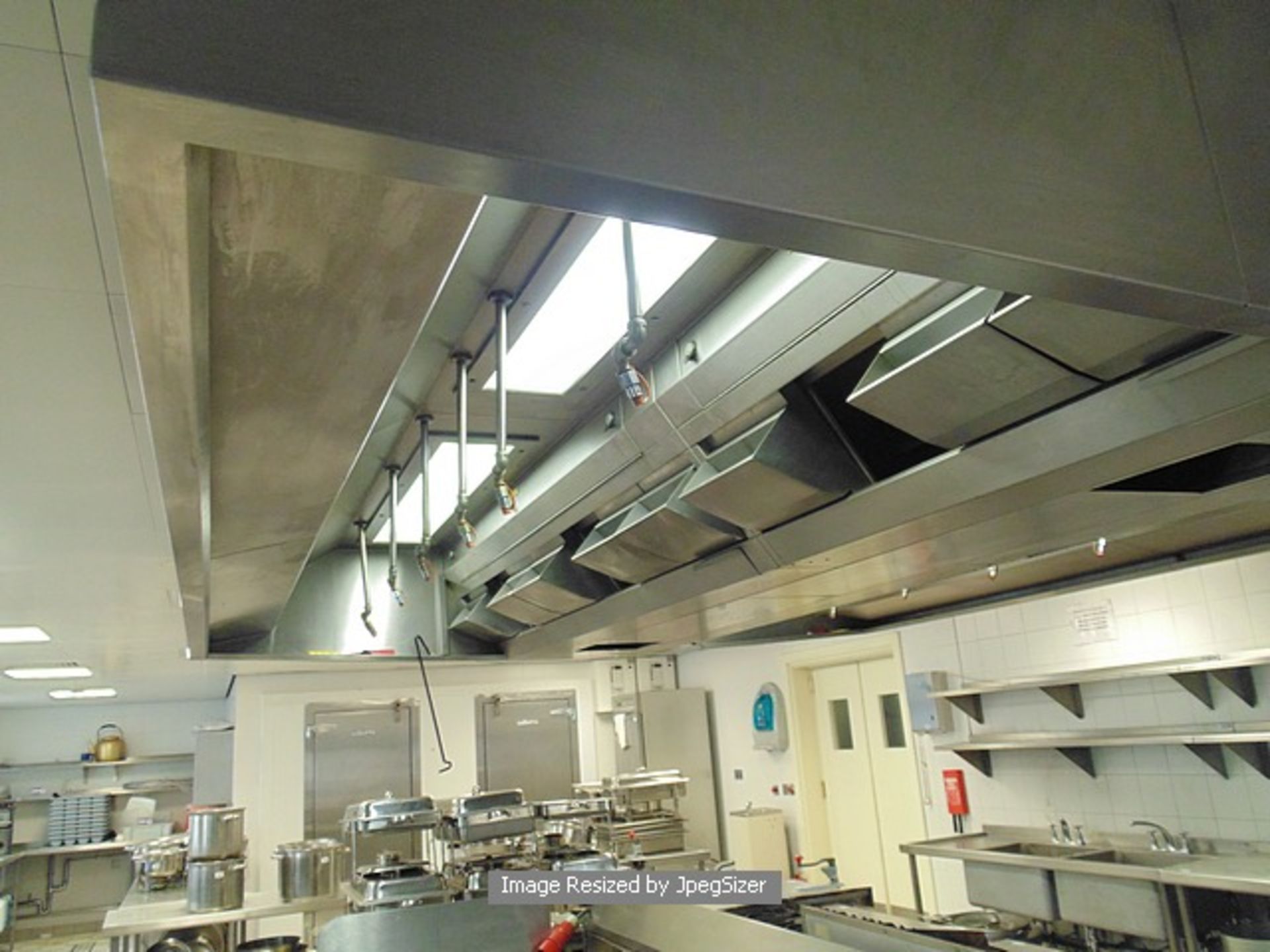 Ventmaster VMUV-I-MUAI-MVAP stainless steel extraction canopy 2.64 m3/s extract at 300pa design - Image 3 of 4