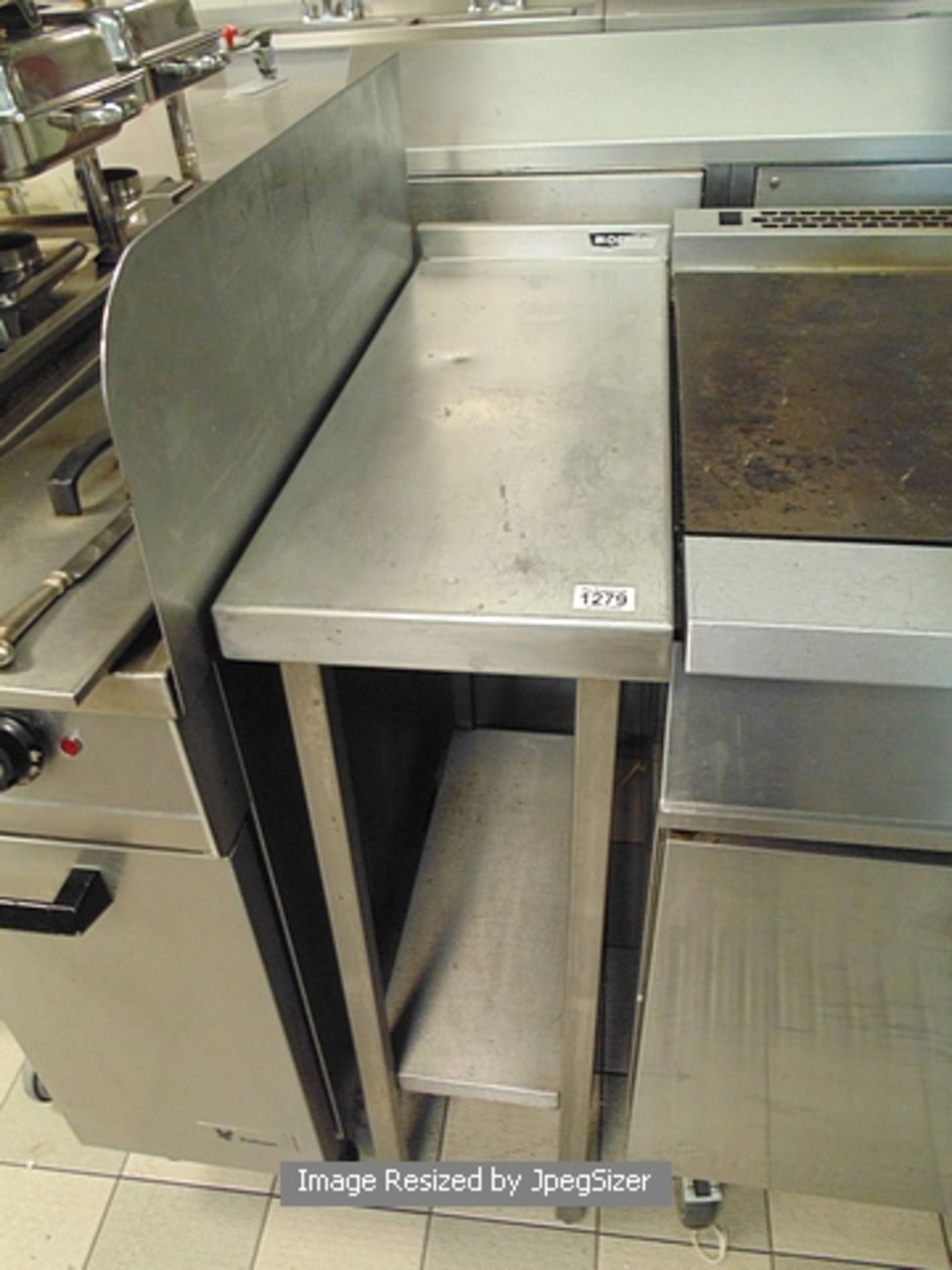 Moffat stainless steel prepartion table with under shelf 300mm x 750mm x 900mm  Lift out charge  5