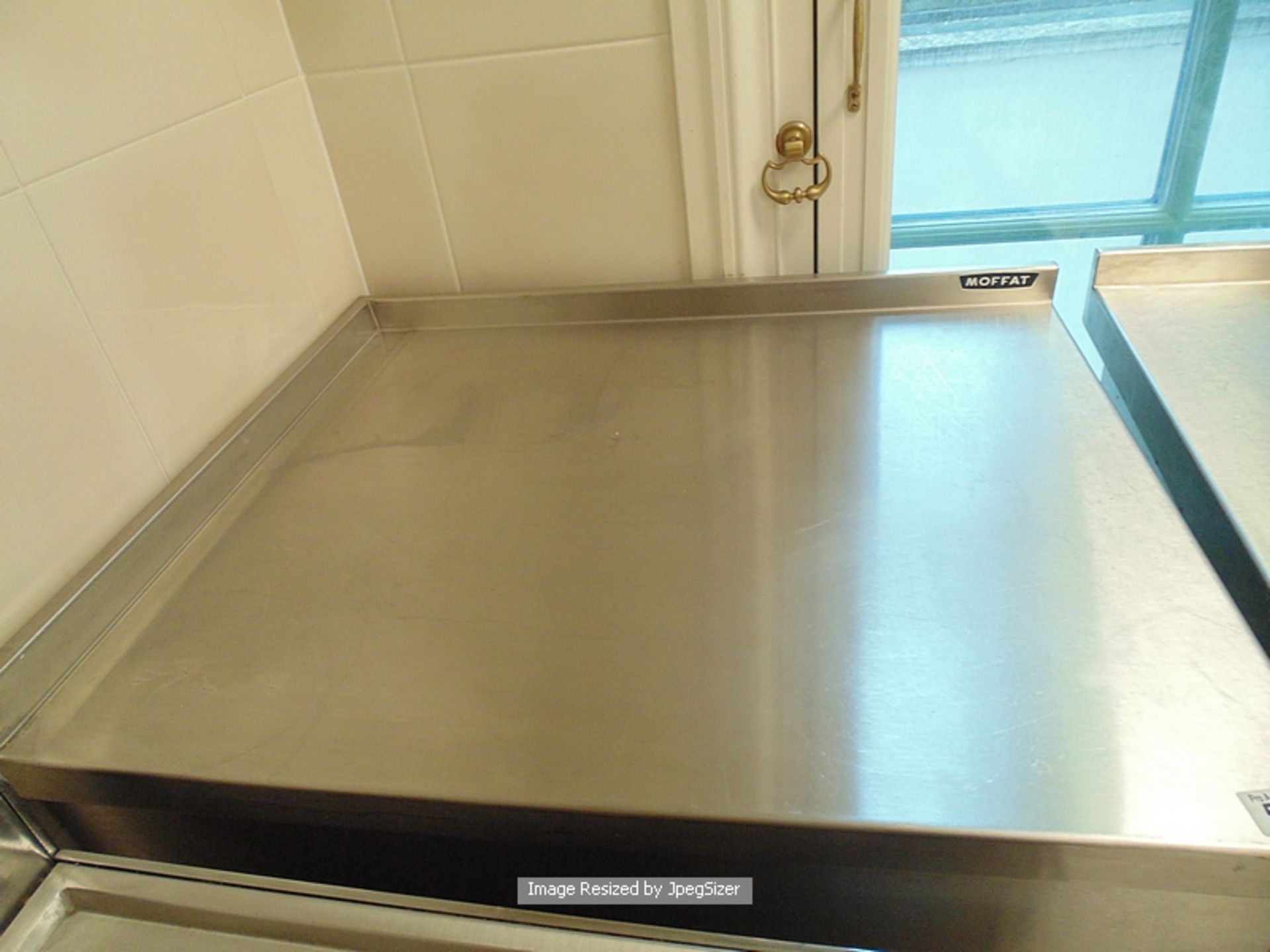 Moffat stainless steel table 770mm x 630mm x 910mm  Lift out charge  5