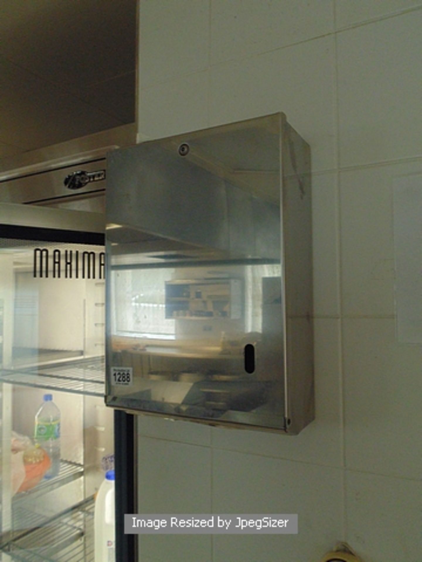 Stainless steel wall mount paper towel dispenser