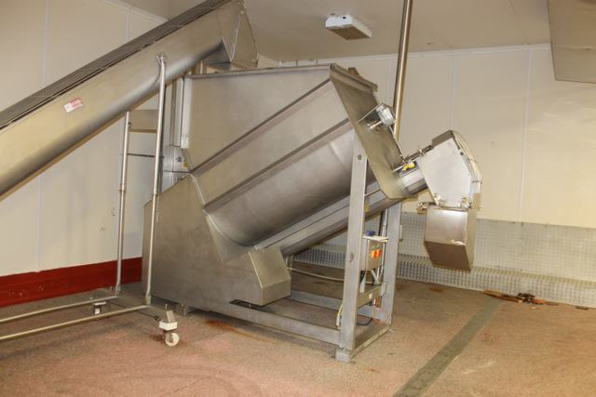 Boldt Systems model BFSL5200 stainless steel single paddle bulk mixer with screw feed - Image 2 of 7