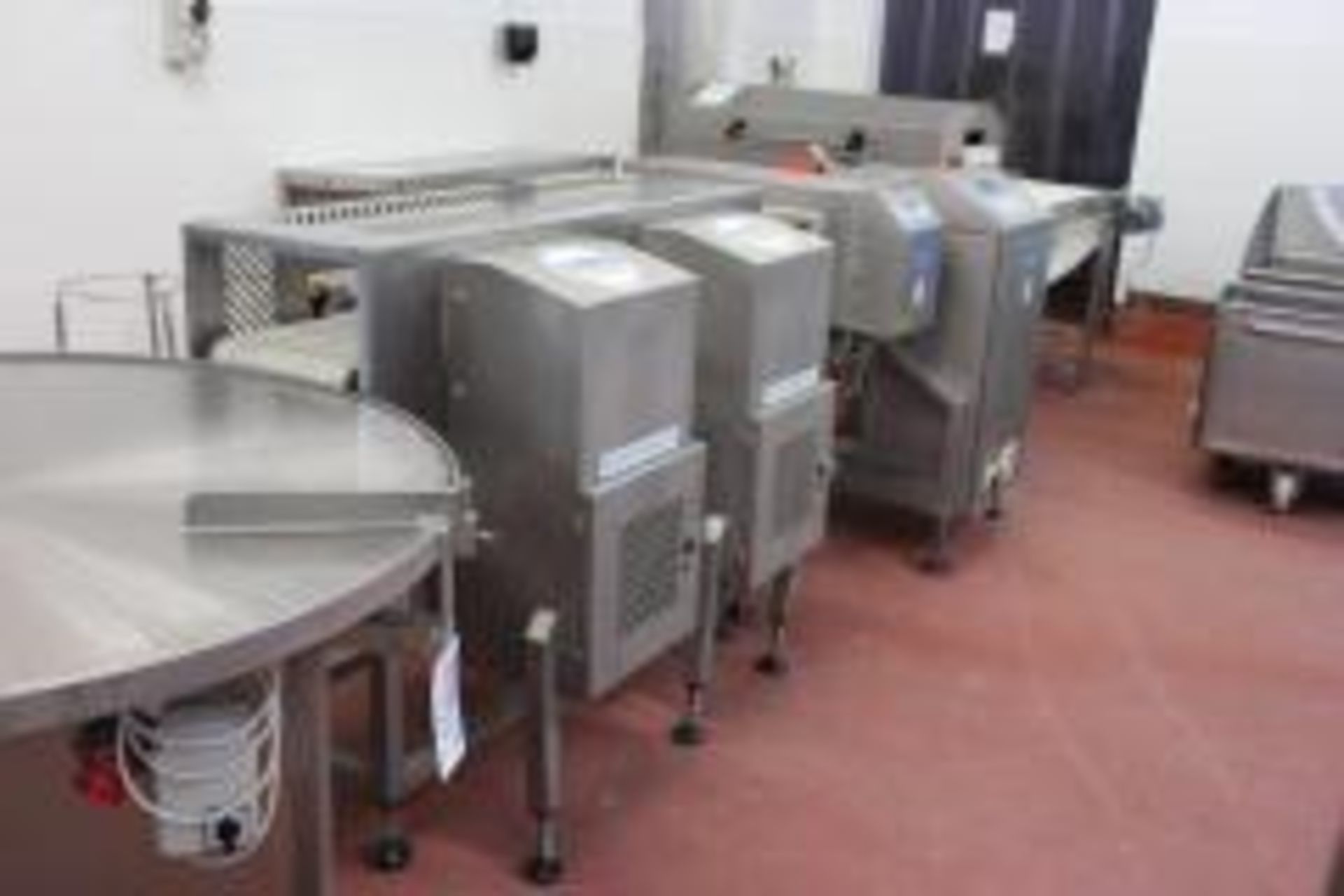 Loma combination metal detector check weigher IQ2 metal detector aperture 350mm x 85mm AS check