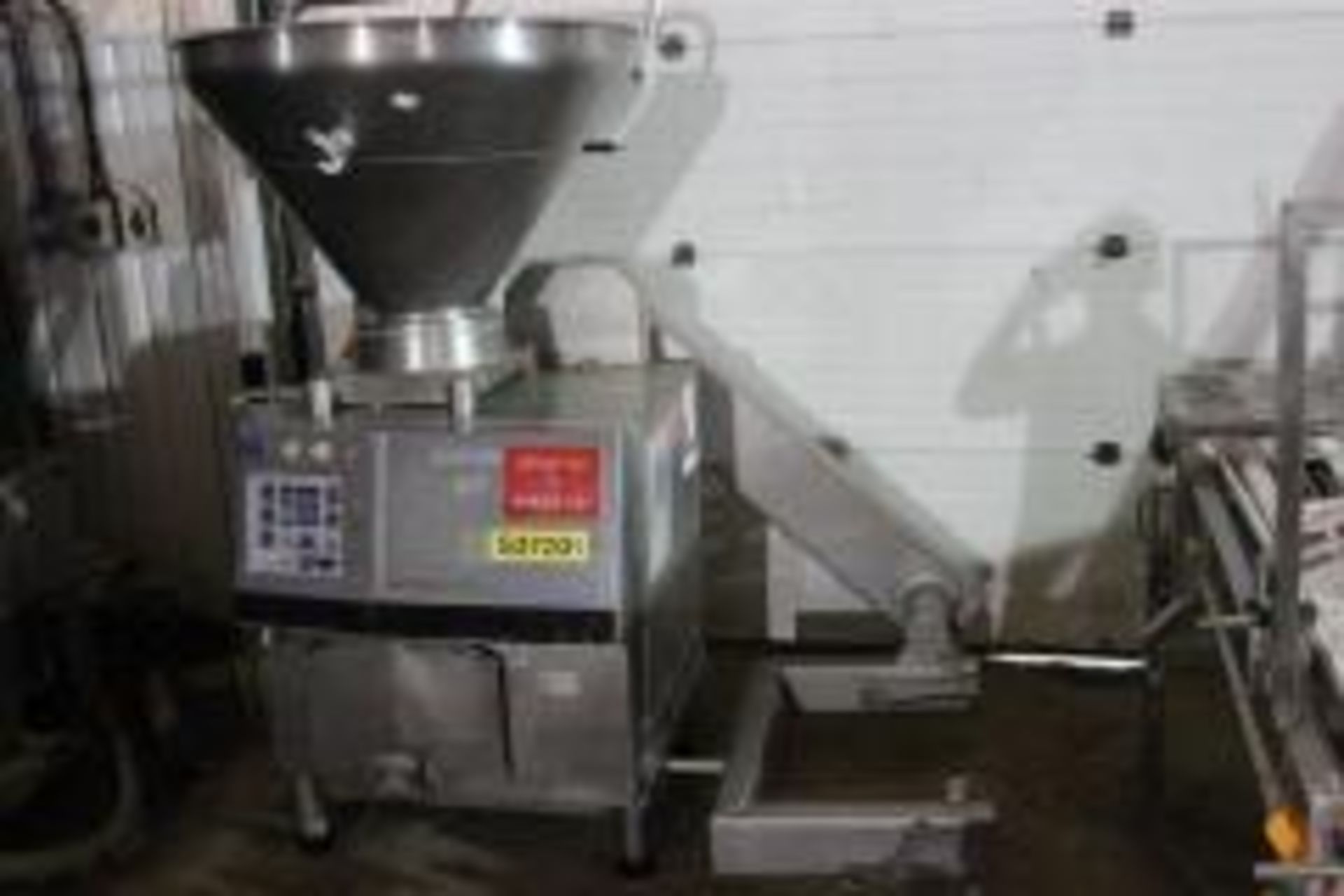 Handtmann VF 200 vacuum filler, serial number VF200/2019-1, fully programmable, portion control,