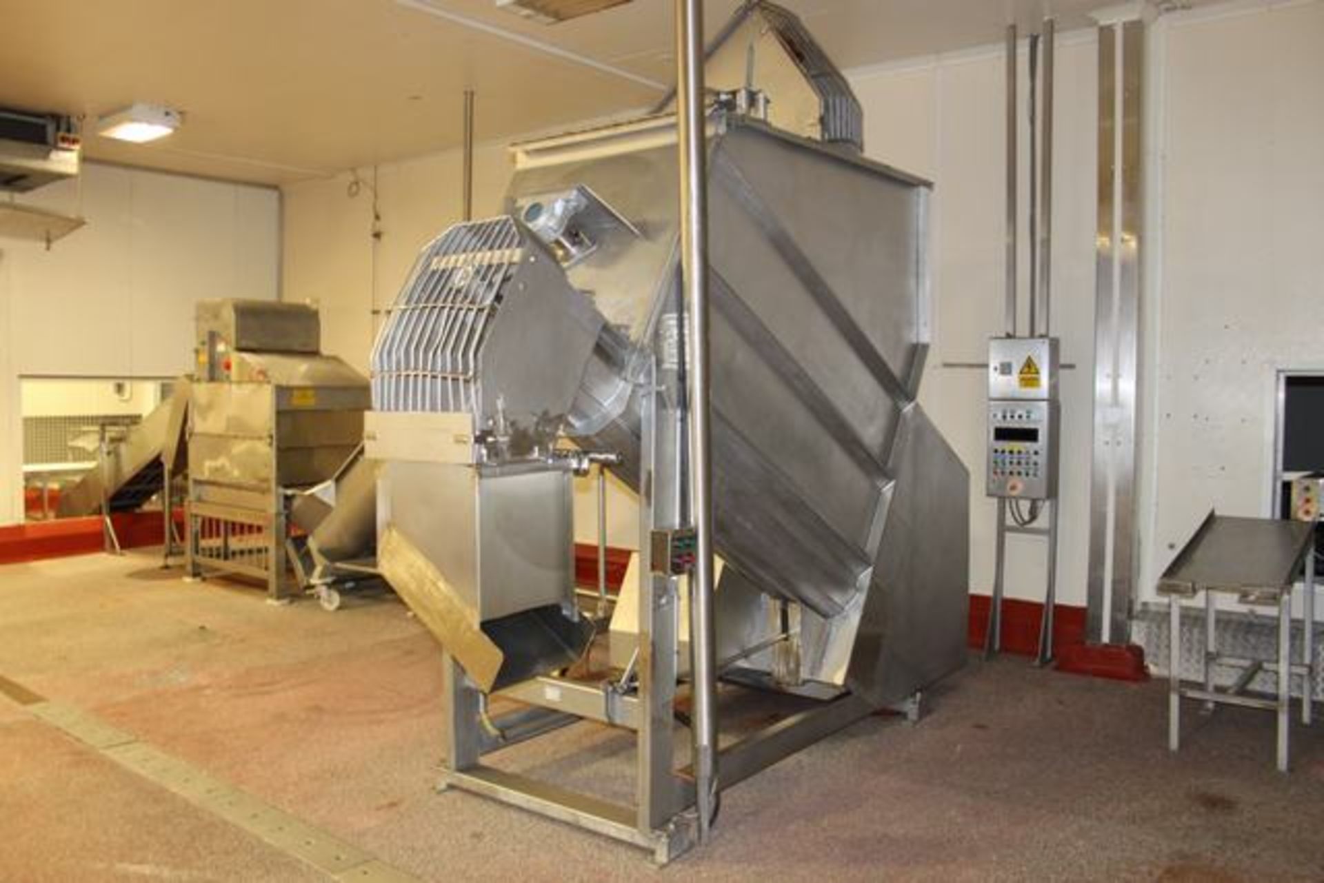 Boldt Systems model BFSL5200 stainless steel single paddle bulk mixer with screw feed - Image 3 of 7