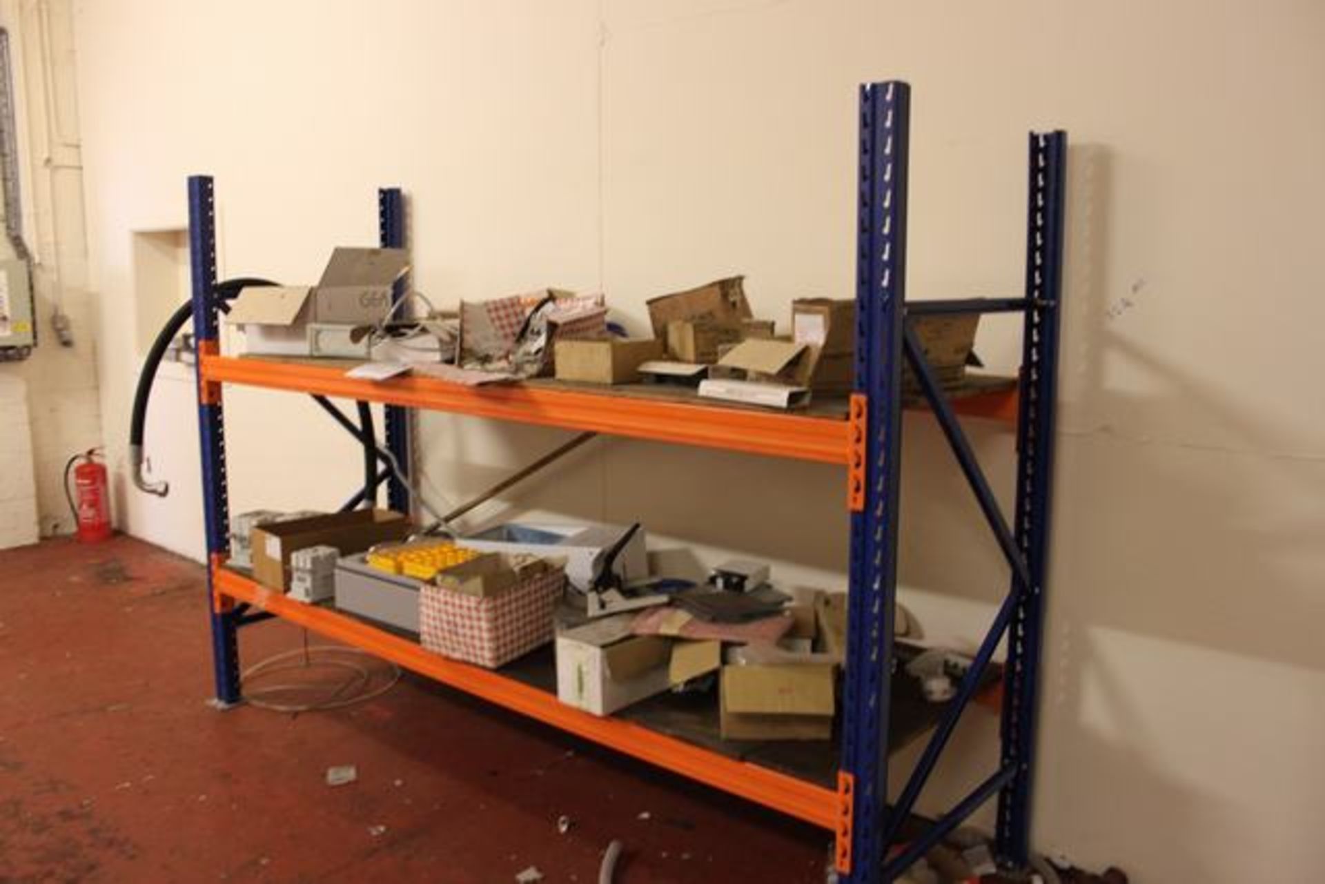 Contents of engineers stores complete with 4 bays Dexion racking - Image 3 of 3