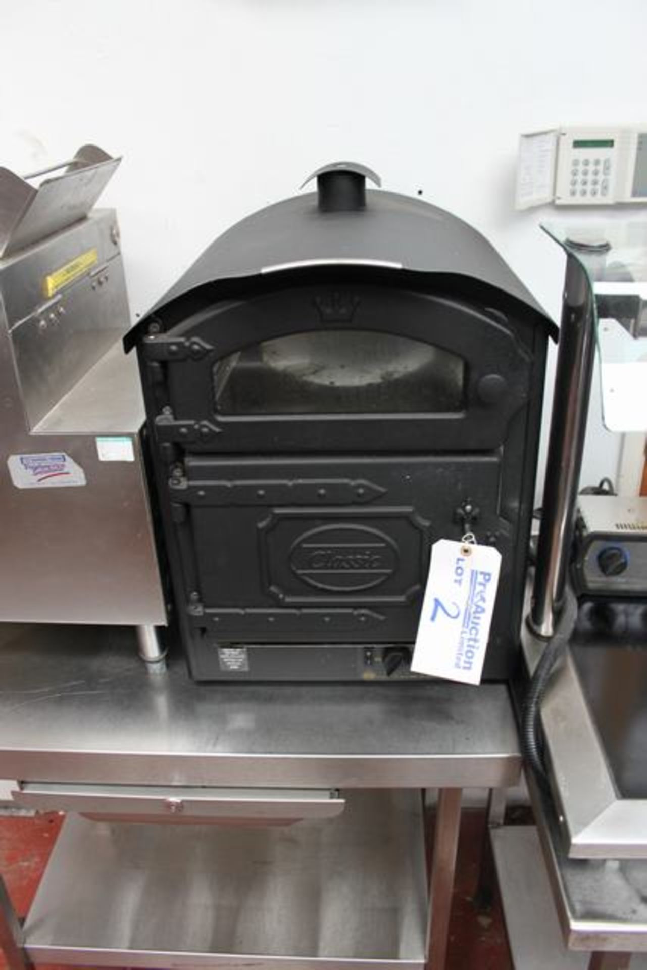 Classic Cl-OV25 King Edward potato oven Stainless steel interior with rounded corners and