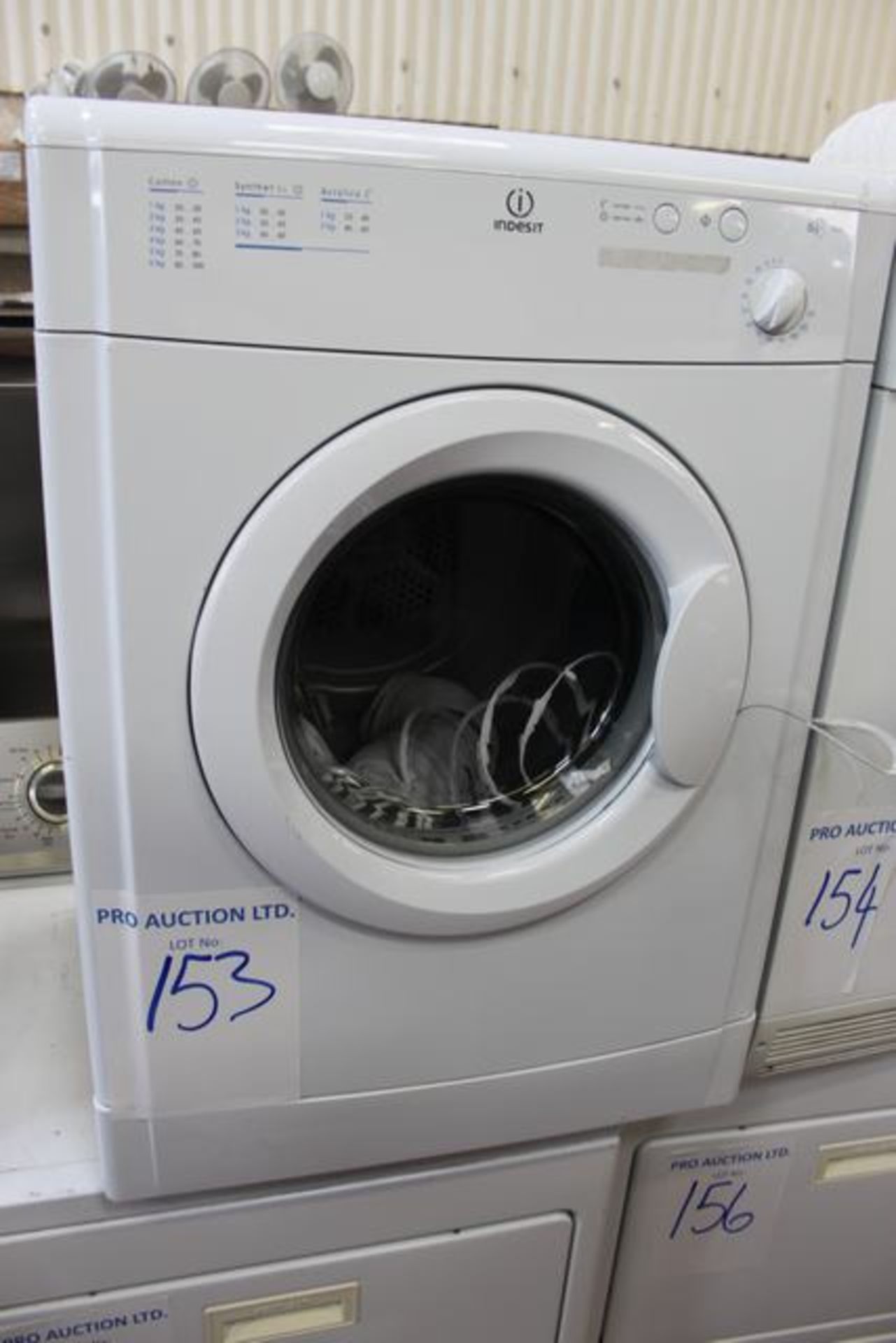 Indesit 1560V 6kg tumble dryer 600mm x 850mm