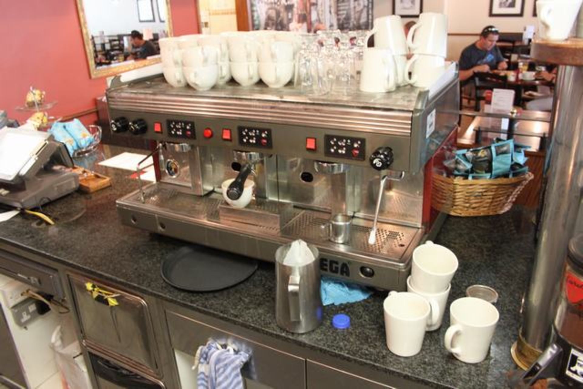 Wega model Nova 3 head coffee machine