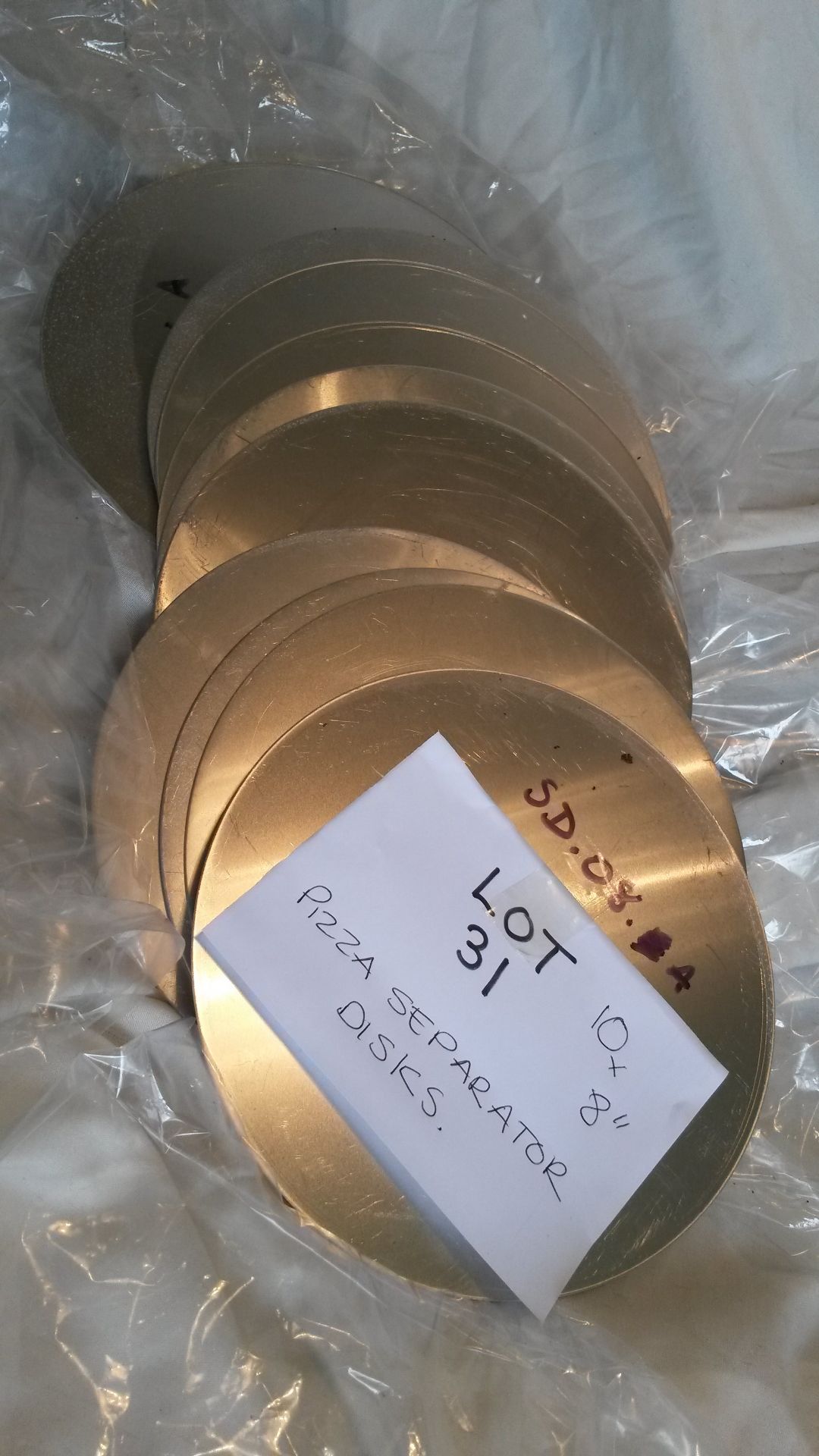 5 x Pizza separator disk 125mm