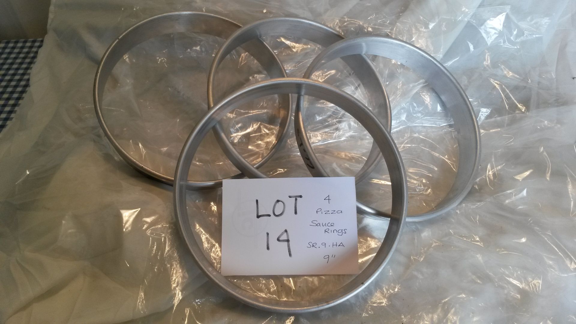 4 x Pizza sauce ring 230mm